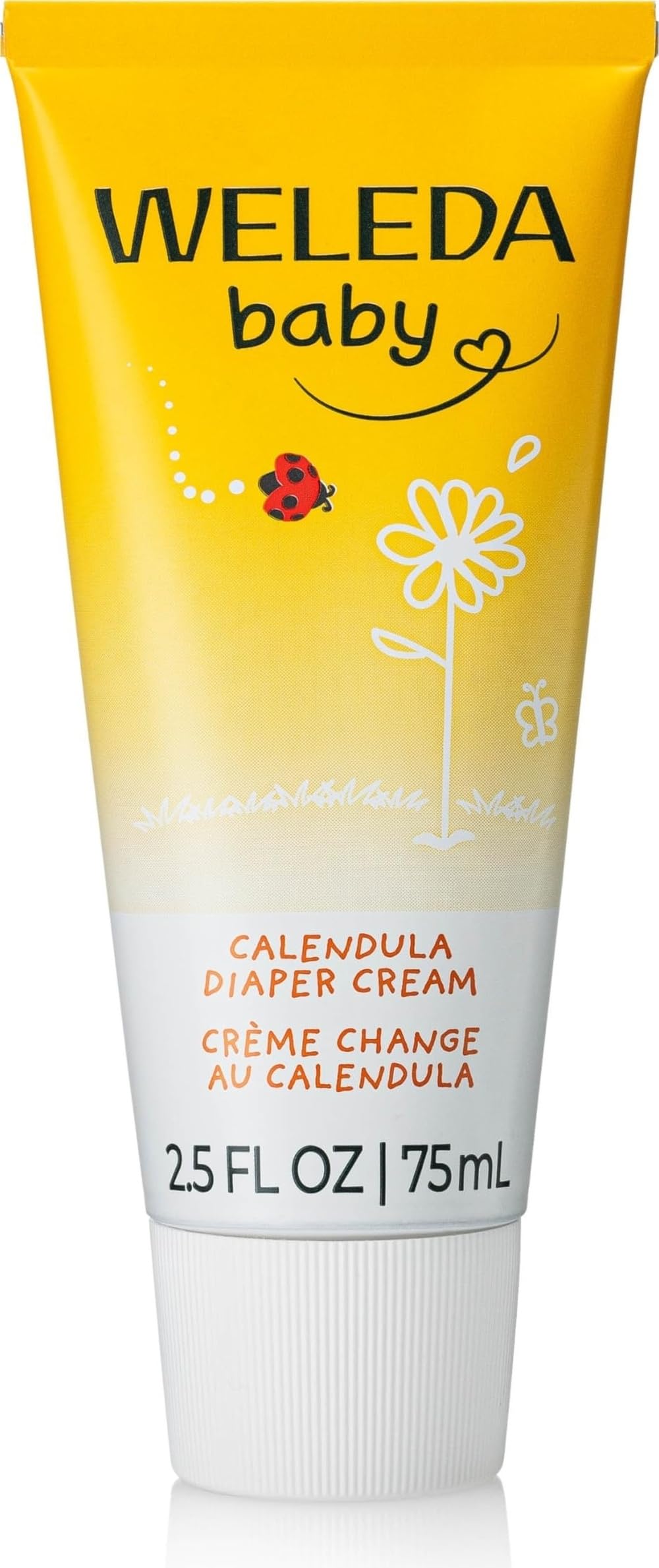 Weleda Baby Calendula Diaper Cream, 2.8 Fluid Ounce, Plant Rich Protection with Calendula, Chamomile, Sweet Almond Oil, Lanolin and Zinc Oxide Calendula 2.8 Ounce (Pack of 1)