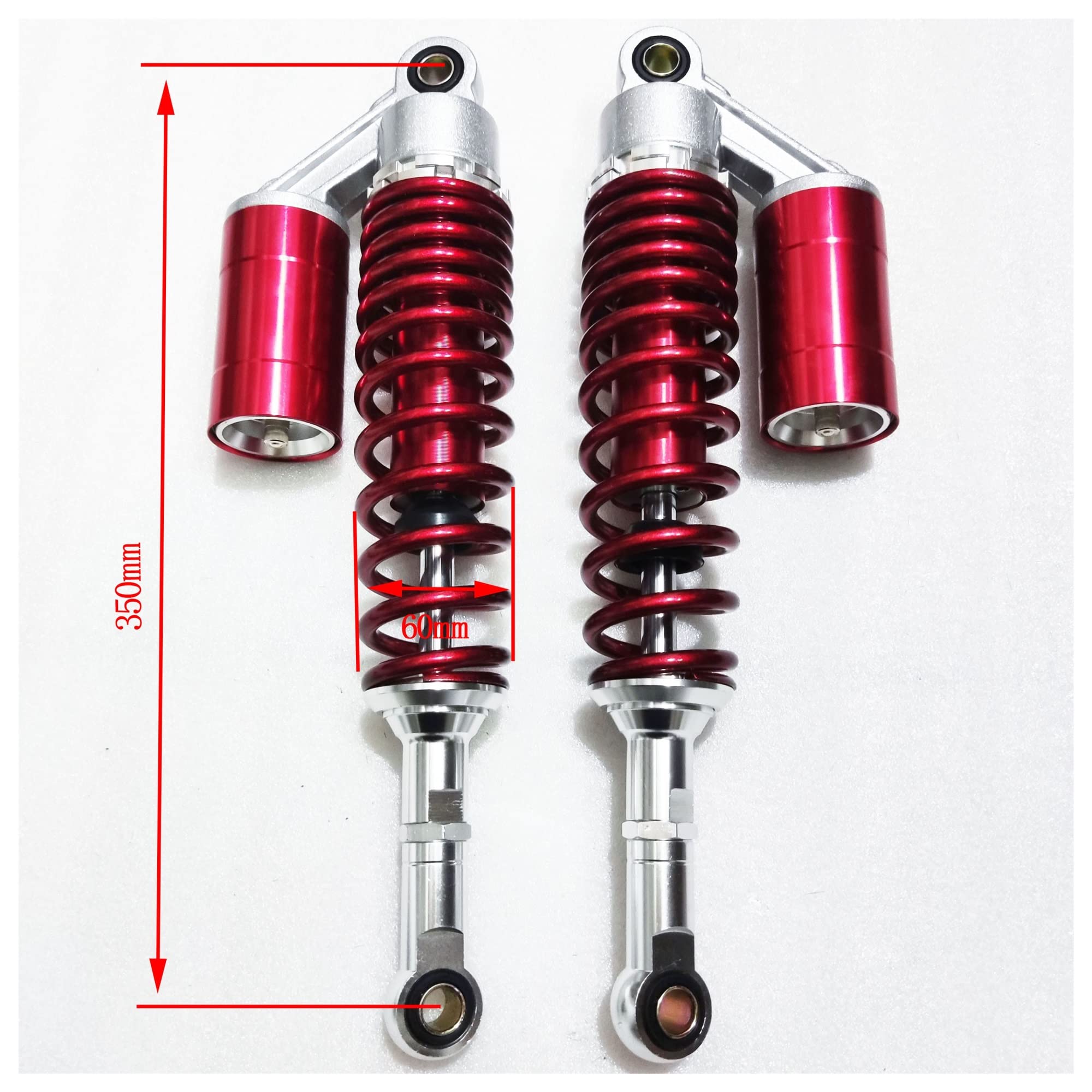 Amazon.co.jp: エアサスペンションショック 7mm スプリング 320mm