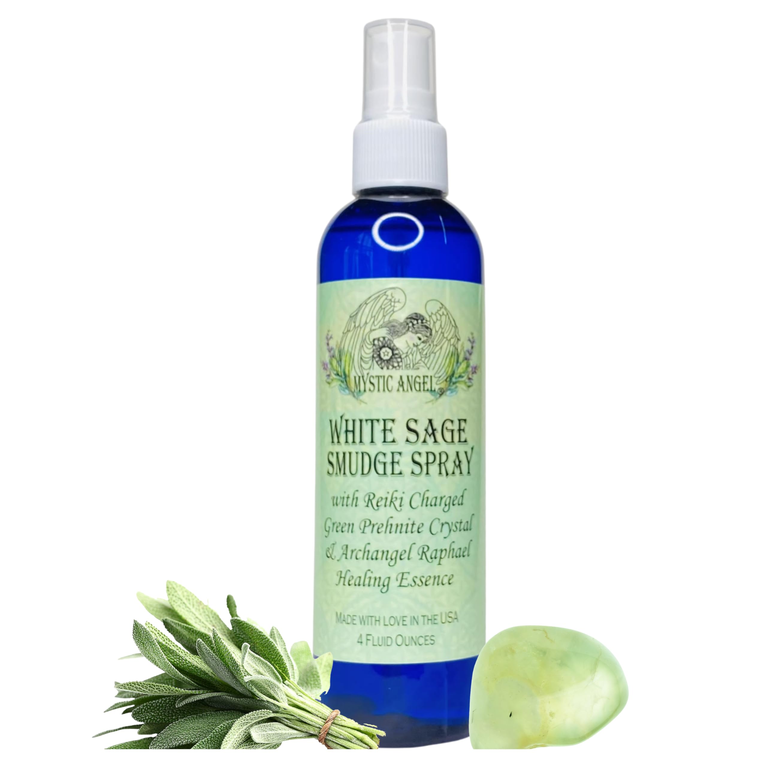 Sage Smudge Spray for Clearing Negative Energy, 4 Fl Oz