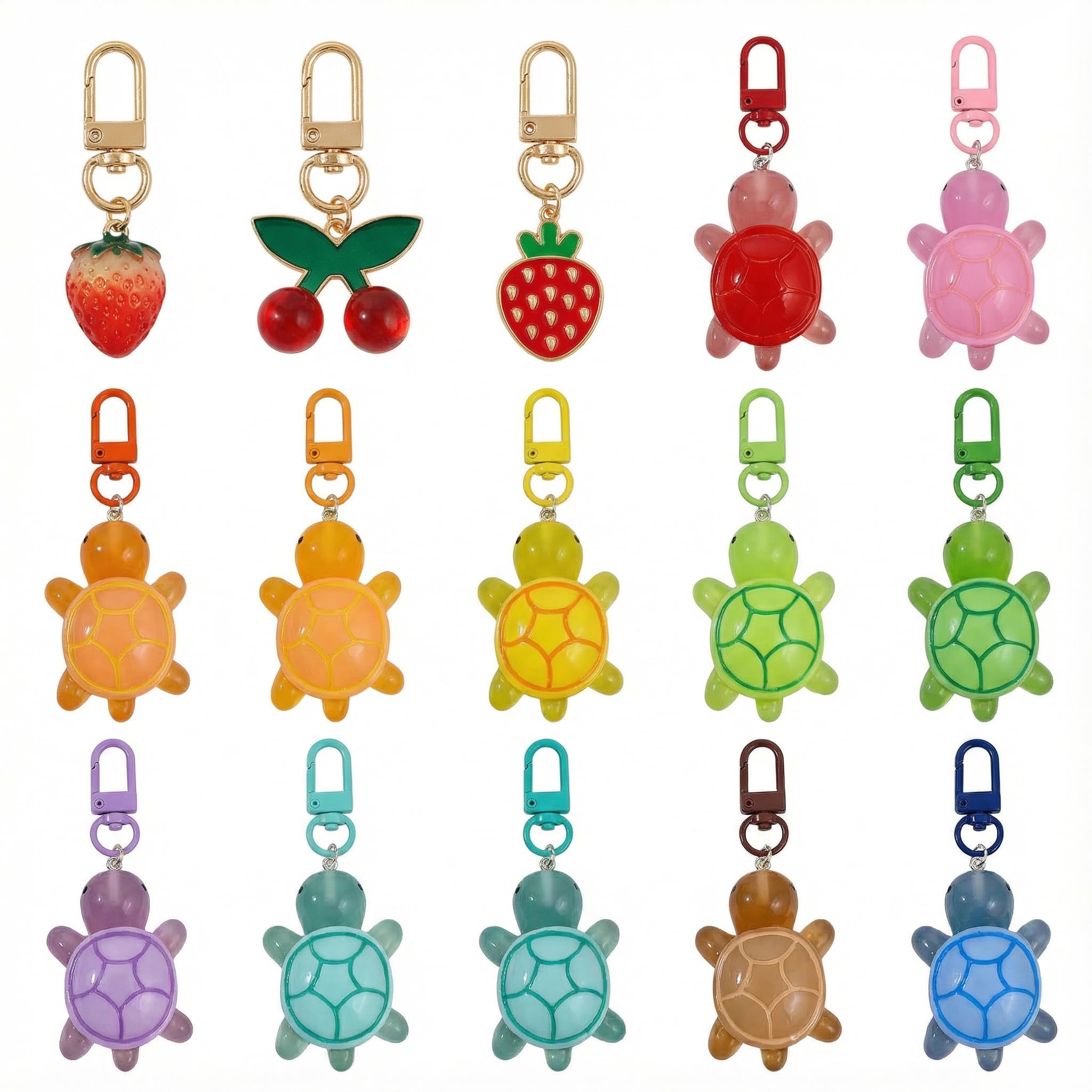 Colorful Lobster Clasps - 60pcs for Keychains & Crafts -7