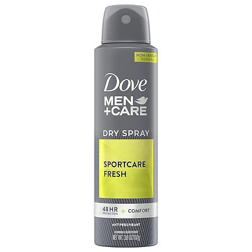 Dove Men+Care SportCare Dry Spray desodorante antitranspirante 48 horas protección contra el sudor y el olor fresco antitranspirante para hombres