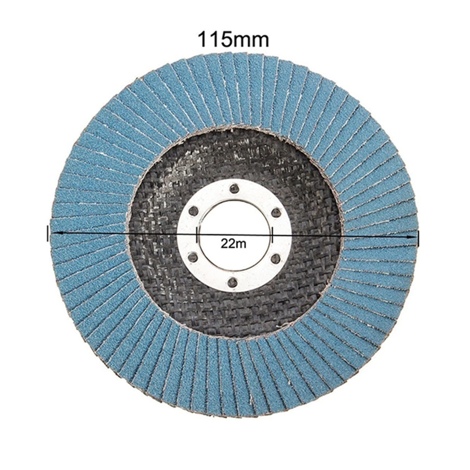 Tarcze szlifierskie Podkładki, tarcza szlifierska, 5 szt. 115/125 mm Tarcza szlifierska Podkładka ścierna Tarcza listkowa 40/60/80/120 Ściernice ścierne do szlifierki kątowej Polerowanie metalu (kolor