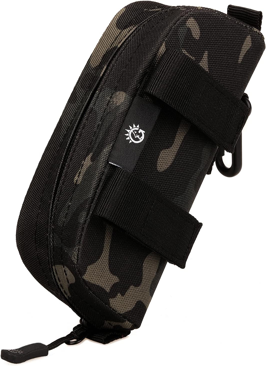 SunForMorningSunForMorning Tactical Eyeglasses Hard Case Molle Zipper Sunglasses Carrying Case Protective Box with Clip