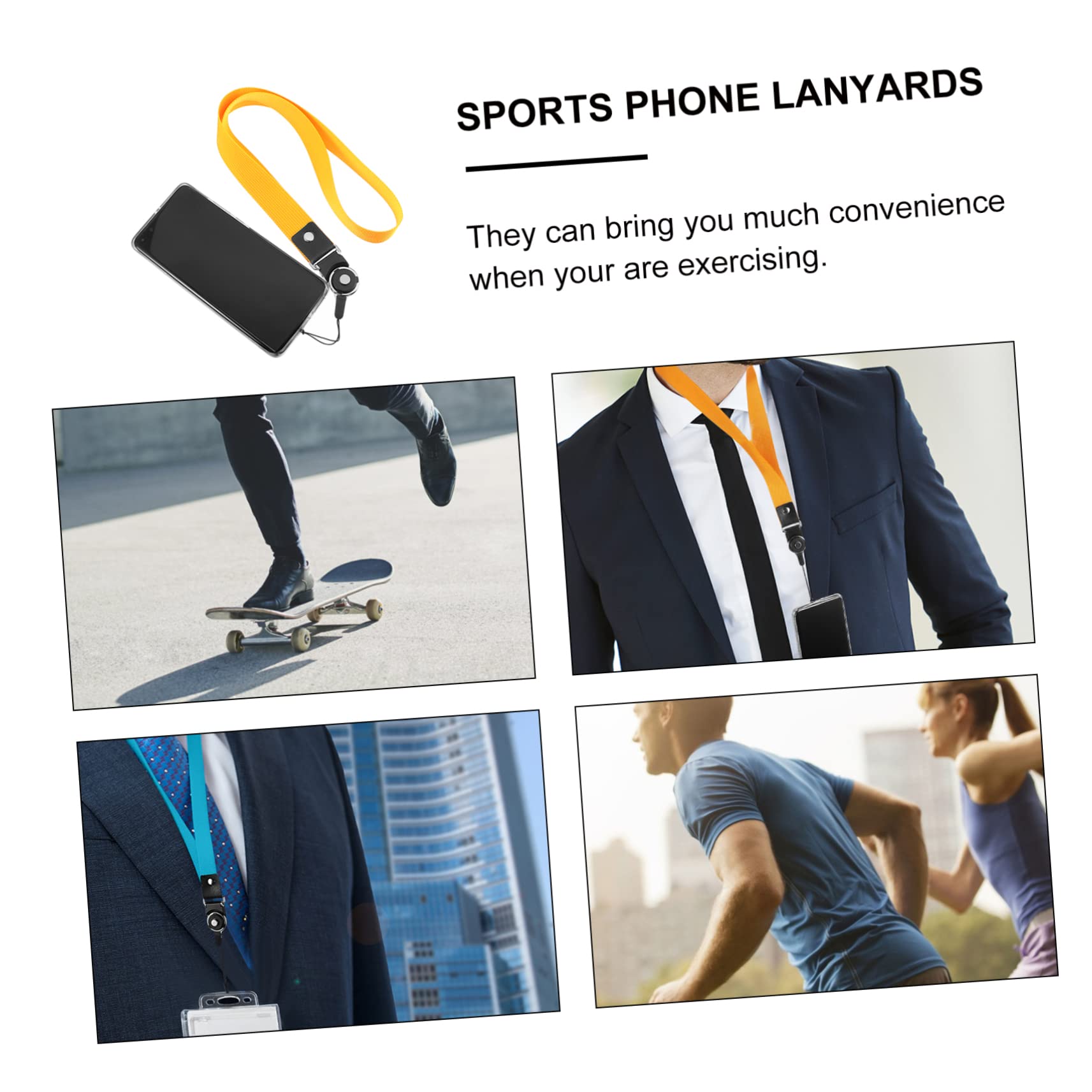 Gatuida 18piezas Lanyards Para Teléfonos Móviles De Cuerdas Antideslizantes Para Colgar Prácticos Accesorios Para Ciclismo y Senderismo Diseño Desmontable y Conveniente