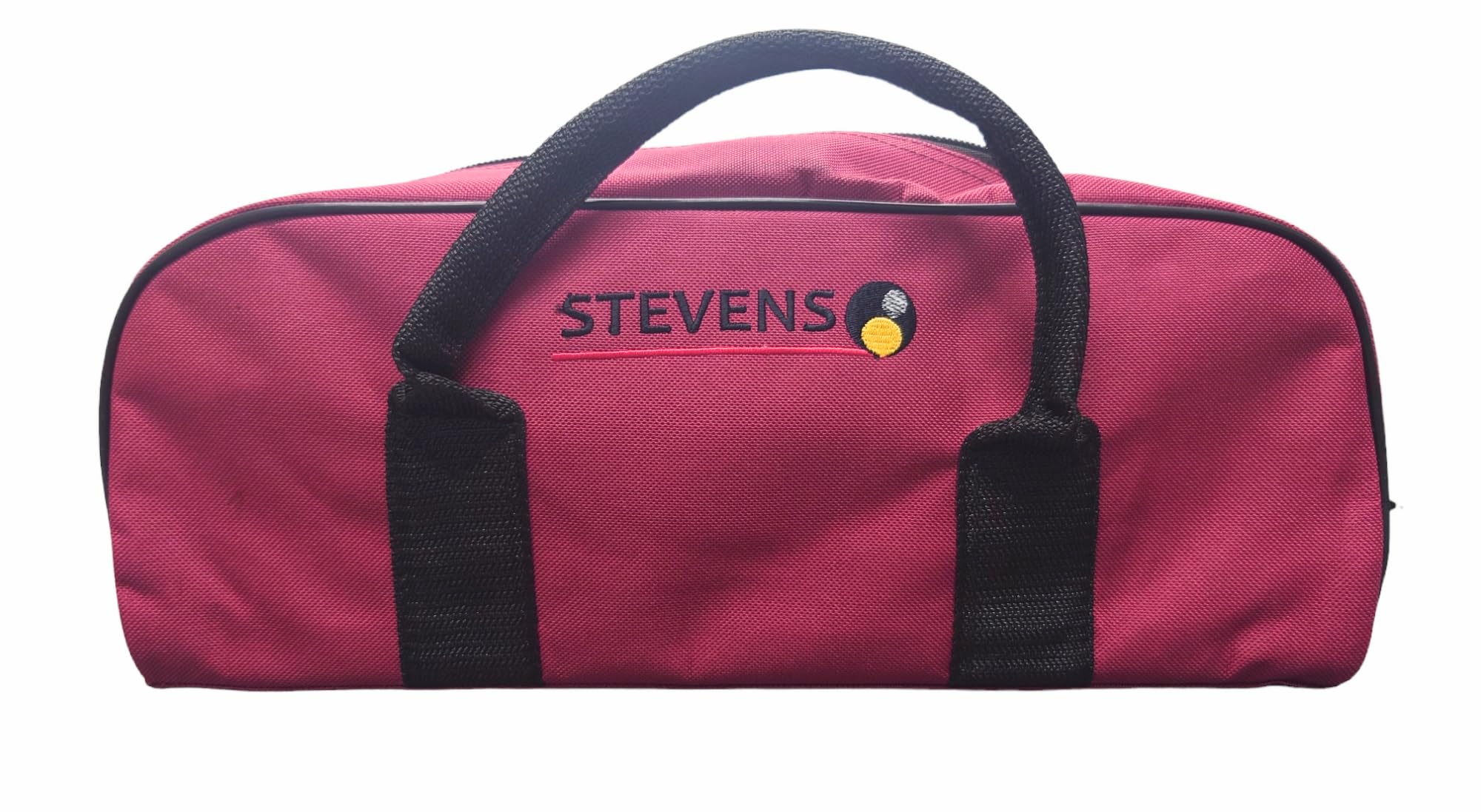 Stevens 2 Bowl and Jack Crown Green Bowls Bag (Maroon)