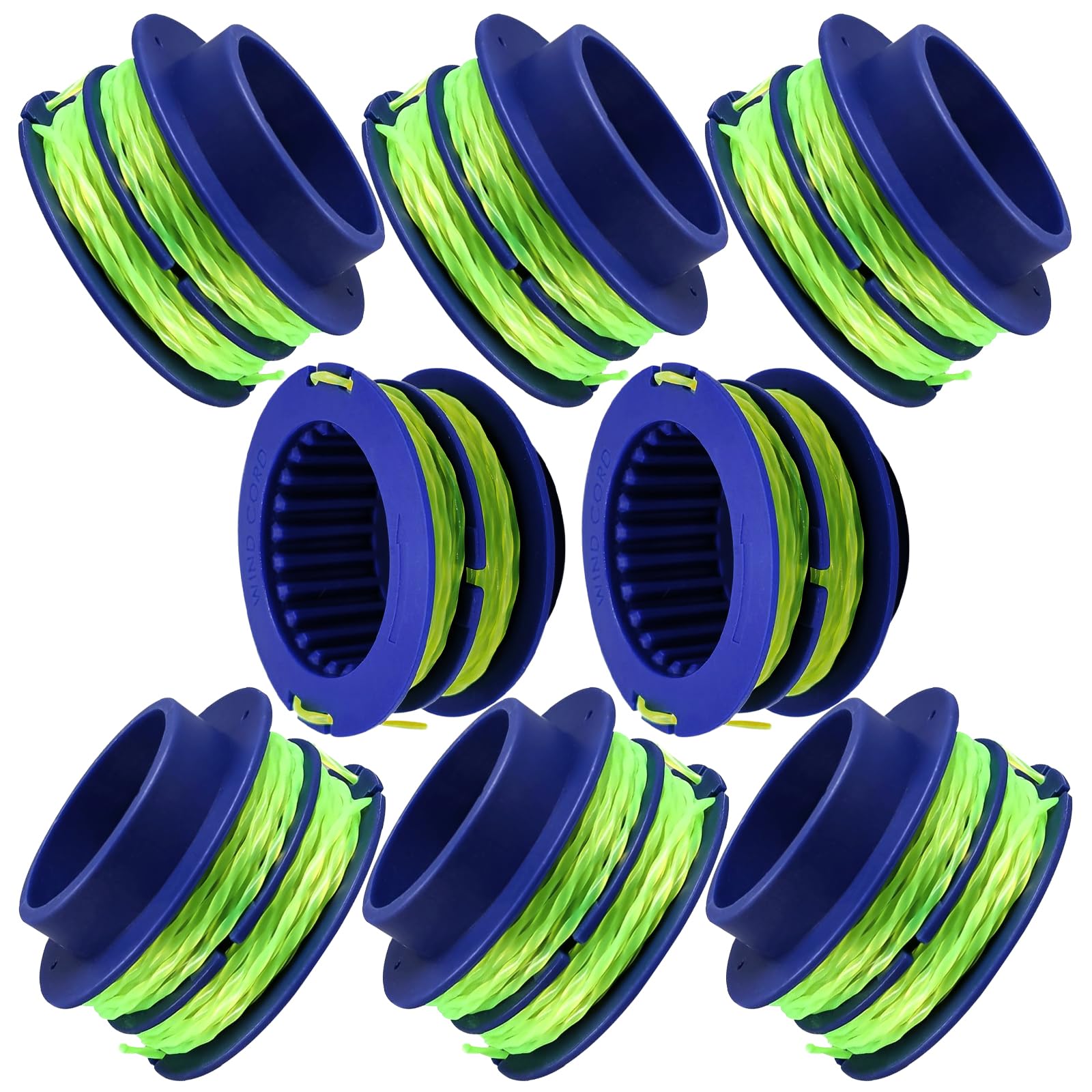 Cilivo KLS124-03 KST1124B-03 Compatible with Kobalt 24-Volt Max Weed Wacker String Trimmer,Dual-line Spool Replacement for Kobalt Weed Eater String，