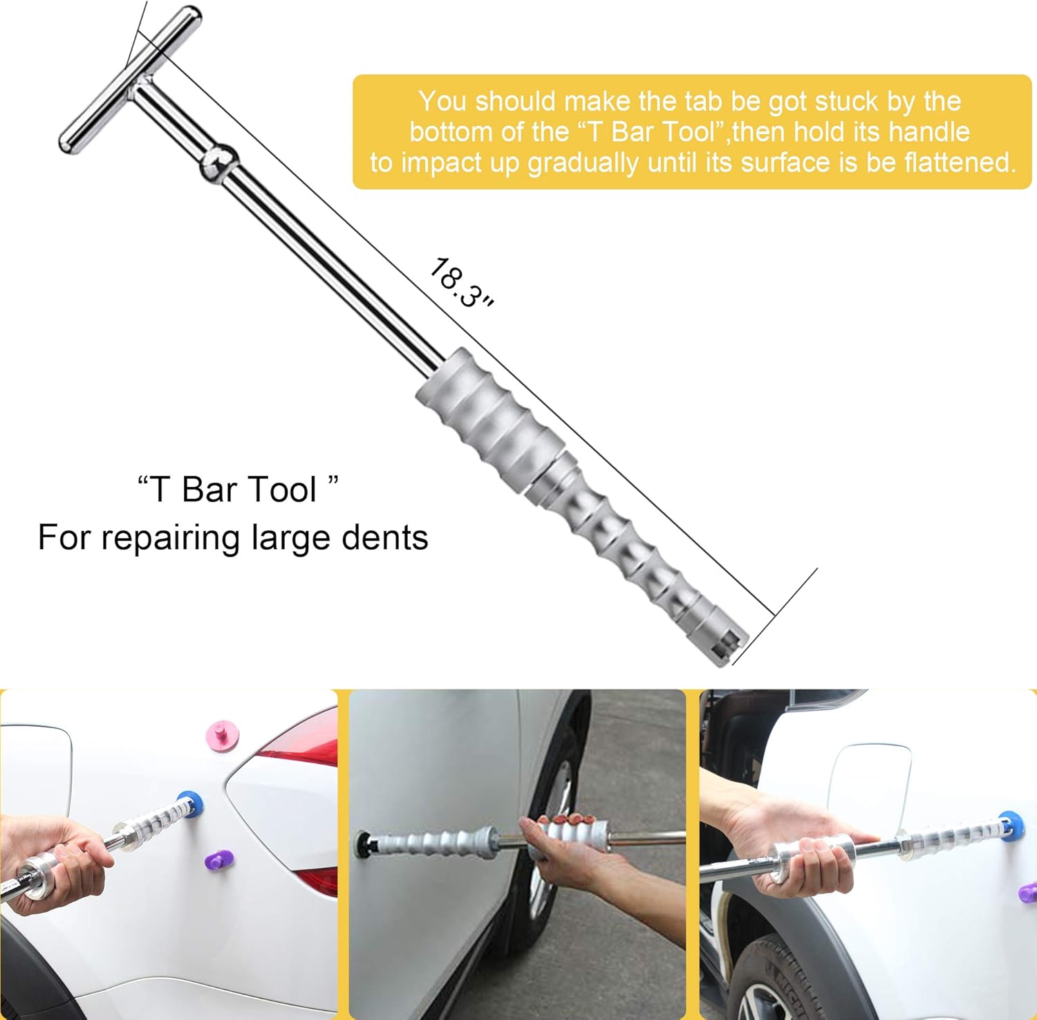 Crаzу Dеаlѕ Anyyion Paintless Dent Repair Kits - 69pcs Car Body Paintless Dent Repair Tools -Auto Dent Puller Kit Automotive Door Ding Dent Silde Hammer Glue Puller Repair (Starter Set Kits)