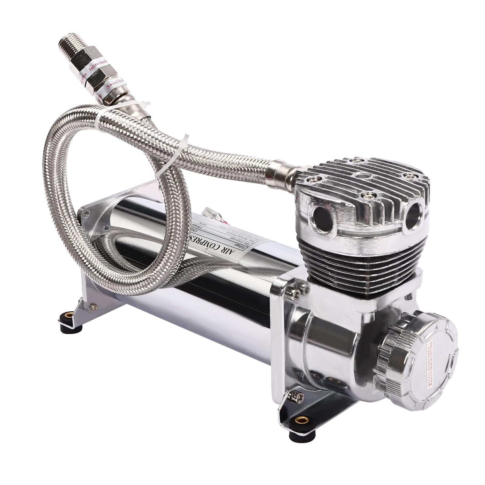Compresor Para Suspensión Neumática, 200 PSI Kit Compresor De Aire De Alto Rendimiento, Amortiguador De Primavera, Adecuado Bocinas Coche, Herramientas Neumáticas, Neumáticos Del Coche, Etc