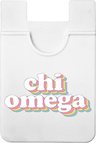 Miniatura 1 de Sorority Shop Chi Omega Koala Pouch - Tarjetero de diseño retro para funda de teléfono, billetera para teléfono adherente, ultrafina y ligera, para