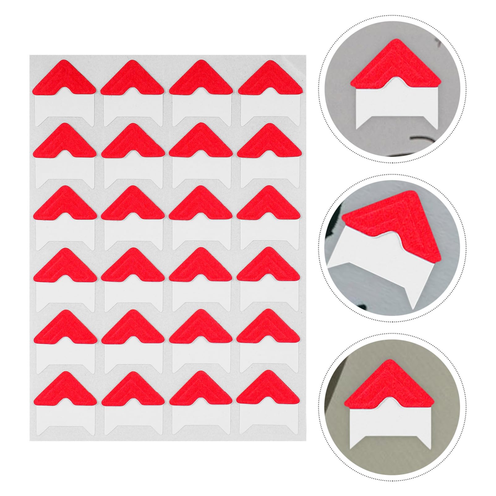 HOODANCOS Scrapbook Picture Corners 10 Sheets Self Adhesive Photo Corners for Scrapbooking Photo Adhesive for Scrapbooking Sticky