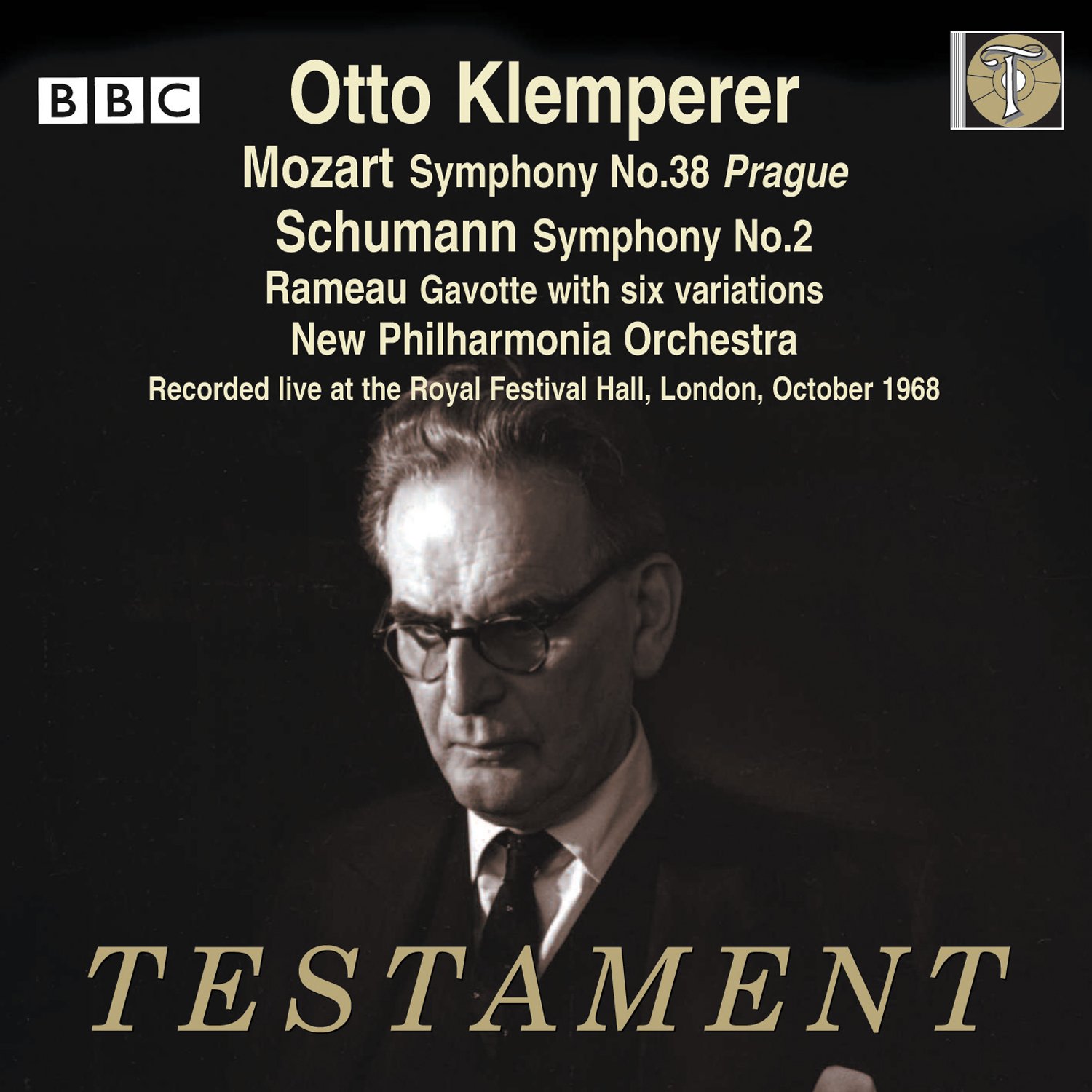 Otto Klemperer: Mozart Sym No. 38, Schumann Sym No. 2: Rameau Gavotte - CD