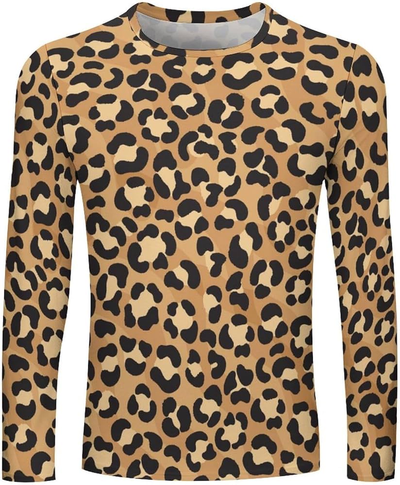 GRANCYヒョウ柄長袖カットソー GRANCYヒョウ柄長袖カットソー GRANCY】Patterned All Over Rhinestone