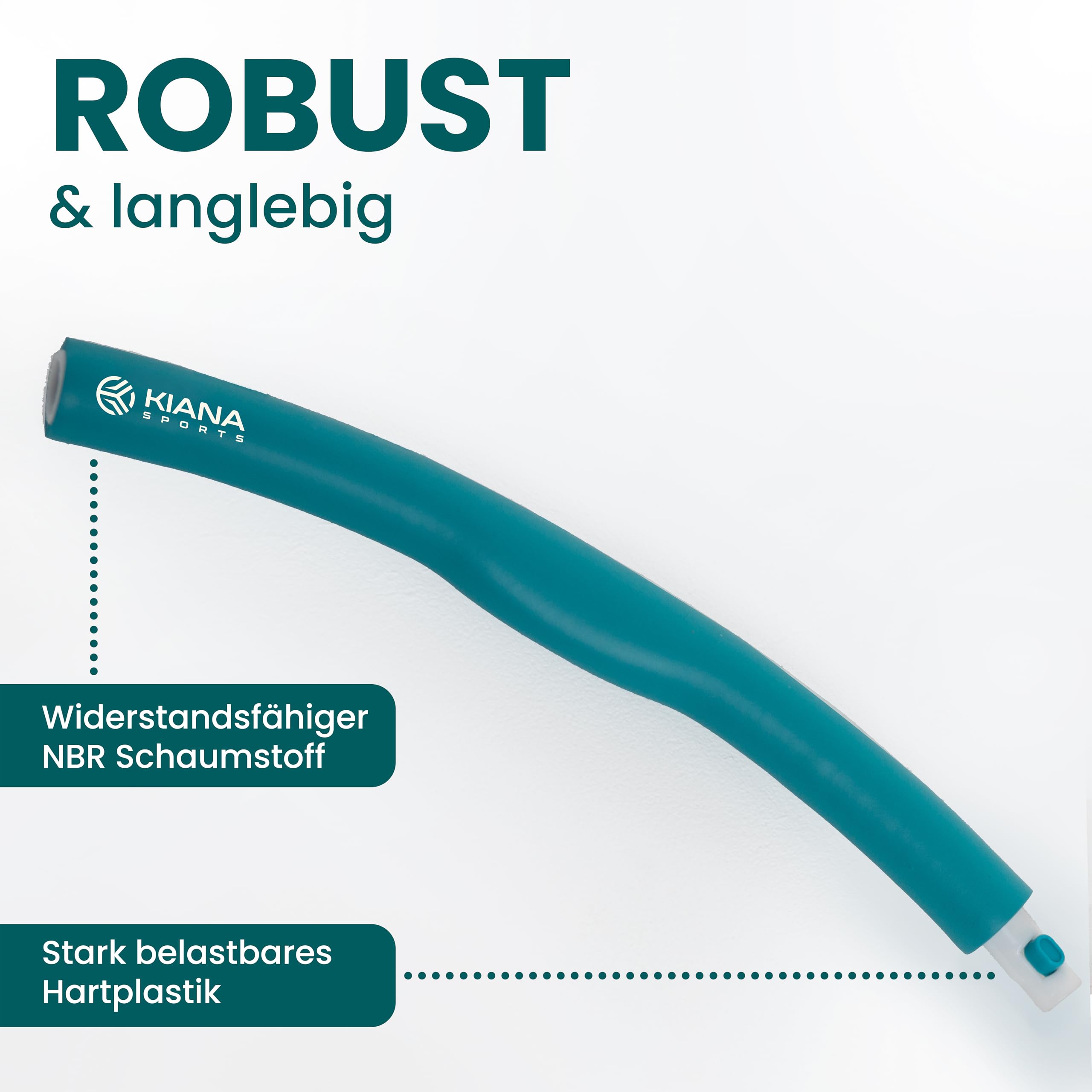 KIANA SPORTS® Hula Hoop Reifen Erwachsene [1,2 & 1,5 kg] – mit Tasche & Übungsplan – Fitnessreifen zum Abnehmen – Gymnastikreifen mit Wellen – Entwicklung in Deutschland