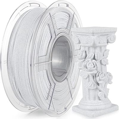 31 – iSANMATE Rapid Marble PLA Filament 1.75mm, 3D Printer Filament Dimensional Accuracy +/- 0.02mm, Premium Material for Realistic Marble Prints…