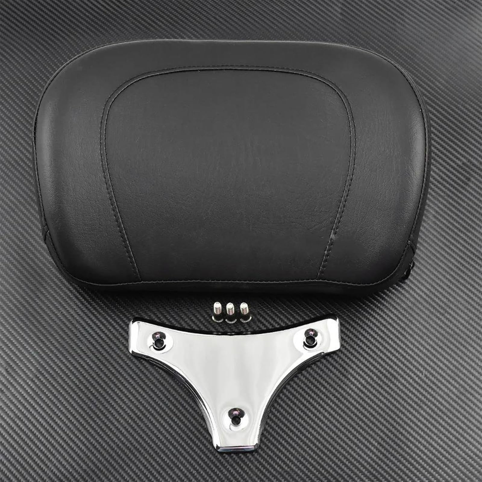 Schienale Sedile Schienale Passeggero Staccabile per Moto Sissy Bar in Pelle Cromato per Harley Touring FLHRC 1997-2015 2016 2017 Sissy Bar Staccabile
