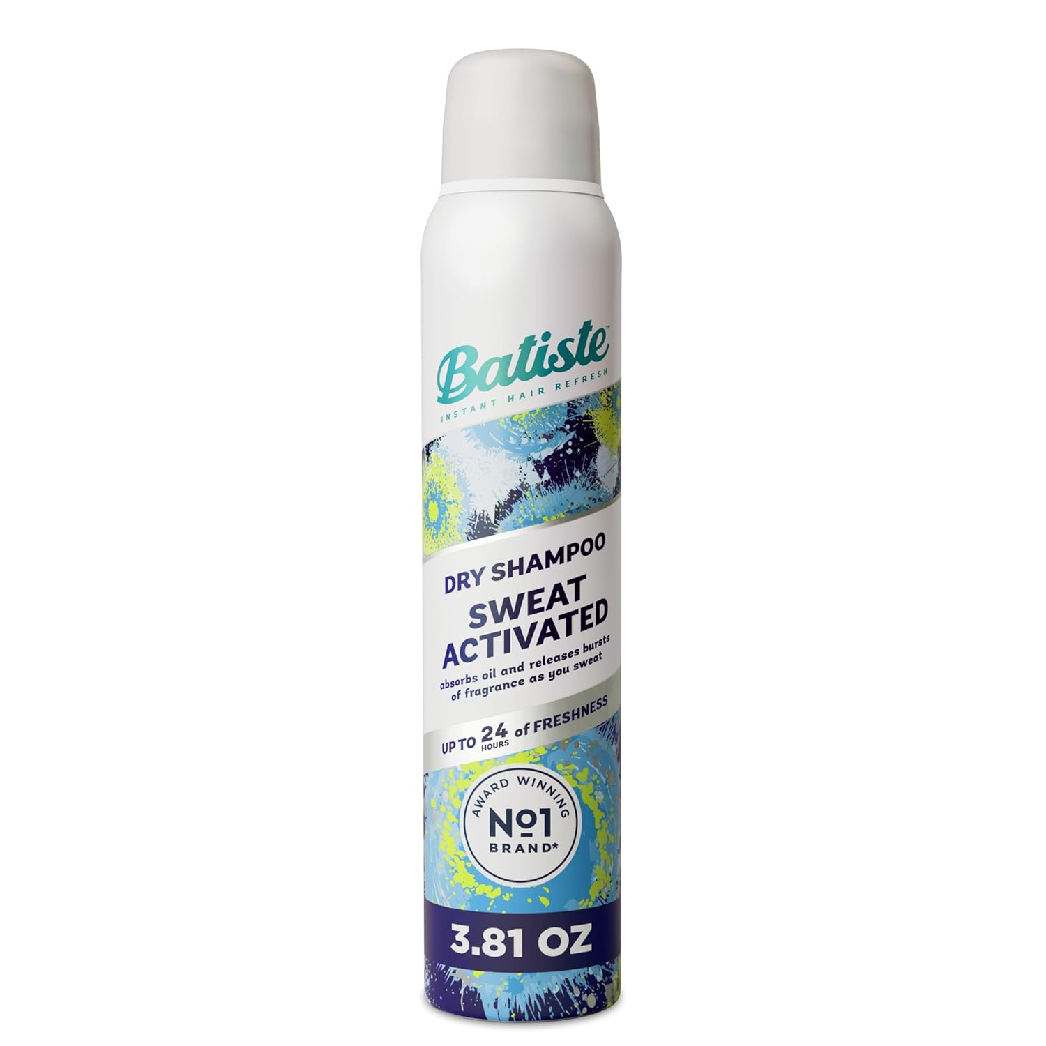 Batiste Sweat Activated Dry Shampoo Odor Neutralizing 3.81oz