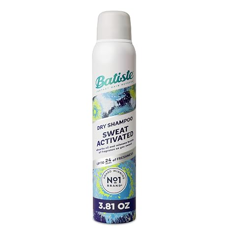 Batiste Sweat Activated Dry Shampoo, Neutralizes Odor for Up