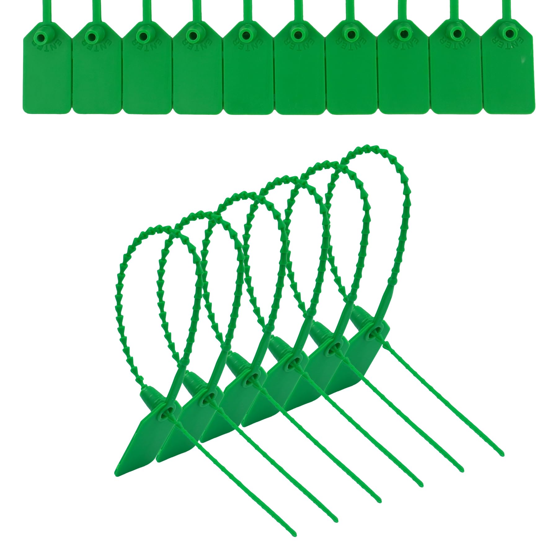 JAVIKA 1000 etichette in plastica antimanomissione, etichette per cavi, chiusura di sicurezza pull-tite, etichette per etichette per bagagli, elettronica, fascette per gestione cavi, etichette per