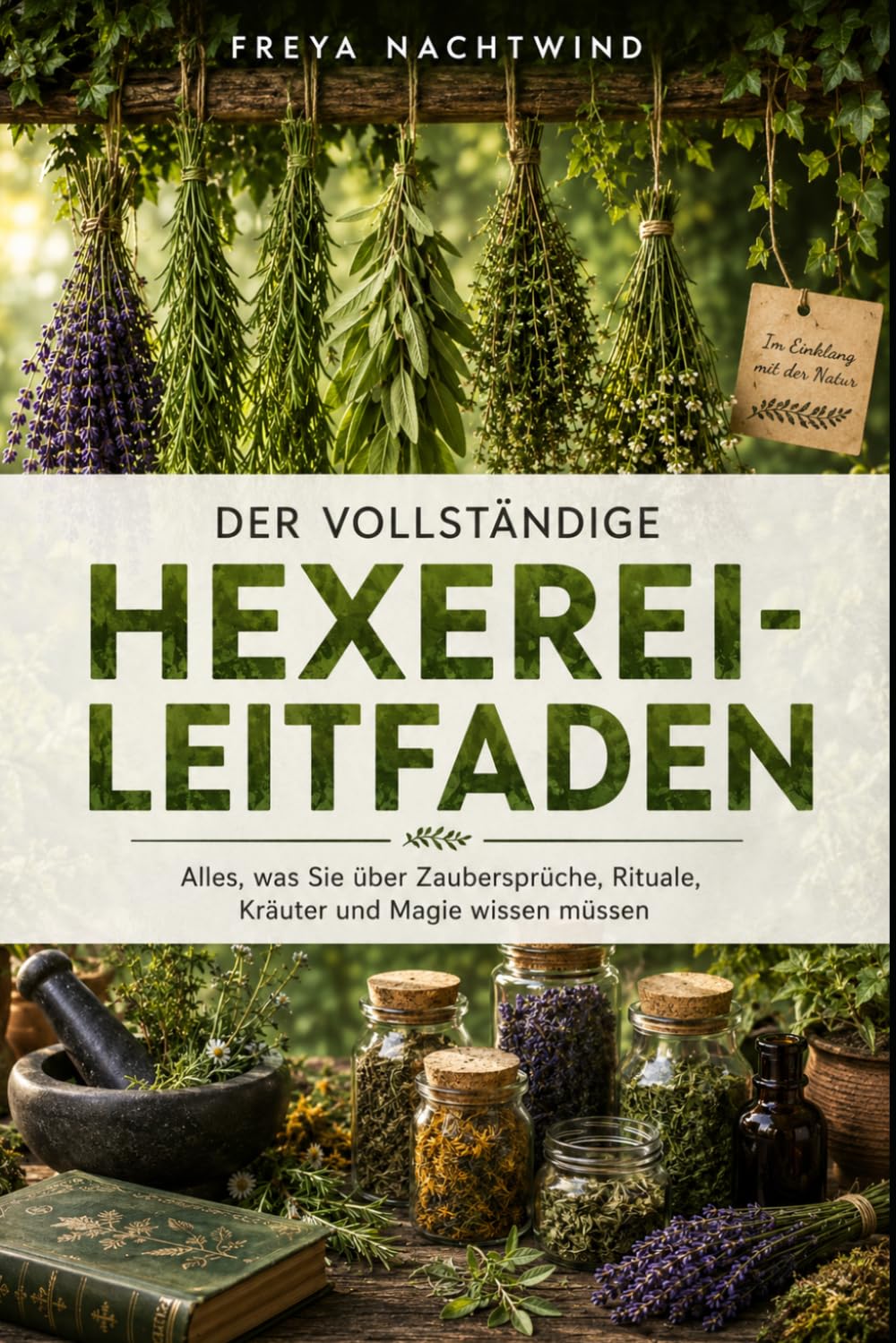 DER VOLLSTÄNDIGE HEXEREI-LEITFADEN: Alles, was Sie über Zaubersprüche, Rituale, Kräuter und Magie wissen müssen