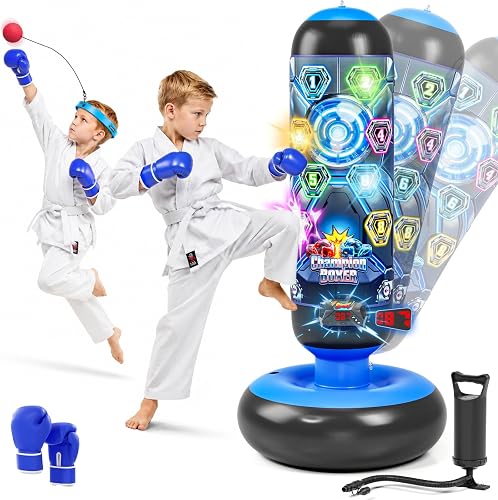 électronique punching ball enfants pour enfants de3-8ans 