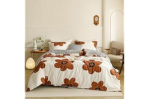 ClothKnow Black Sunflower Comforter Set Twin