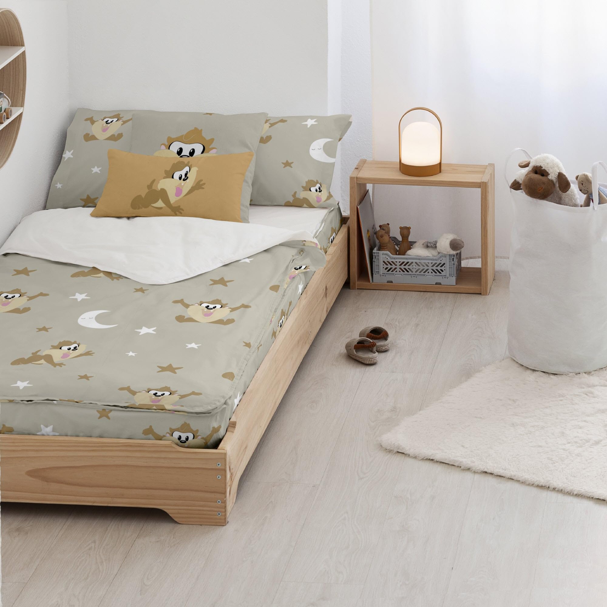 BELUM | Saco nórdico 100% algodón modelo simply taz para cama de 90 (90x200 cm.)