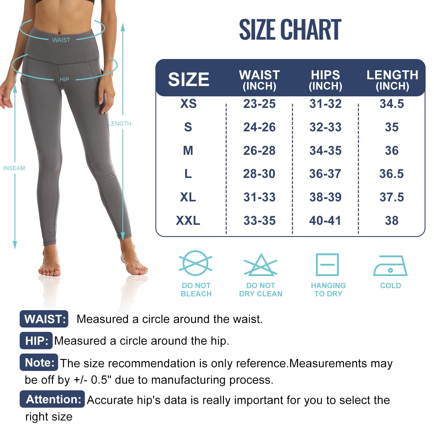 HIGHDAYS Legginsy dla kobiet – legginsy treningowe z wysokim stanem, kontrola brzucha, nieprzejrzyste, wąskie, miękkie spodnie do jazdy na rowerze, jogi, biegania, Czarny/Mix Czarny, XXL