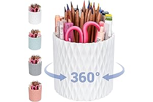 Rotating Desk Pen Holder, 360 Degree Rotation
