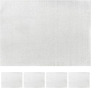 車両バンパー修理メッシュシート 5枚セット ステンレススチール製 自動車バンパーダメージ補修用 作業効率向上の金属スクリーン