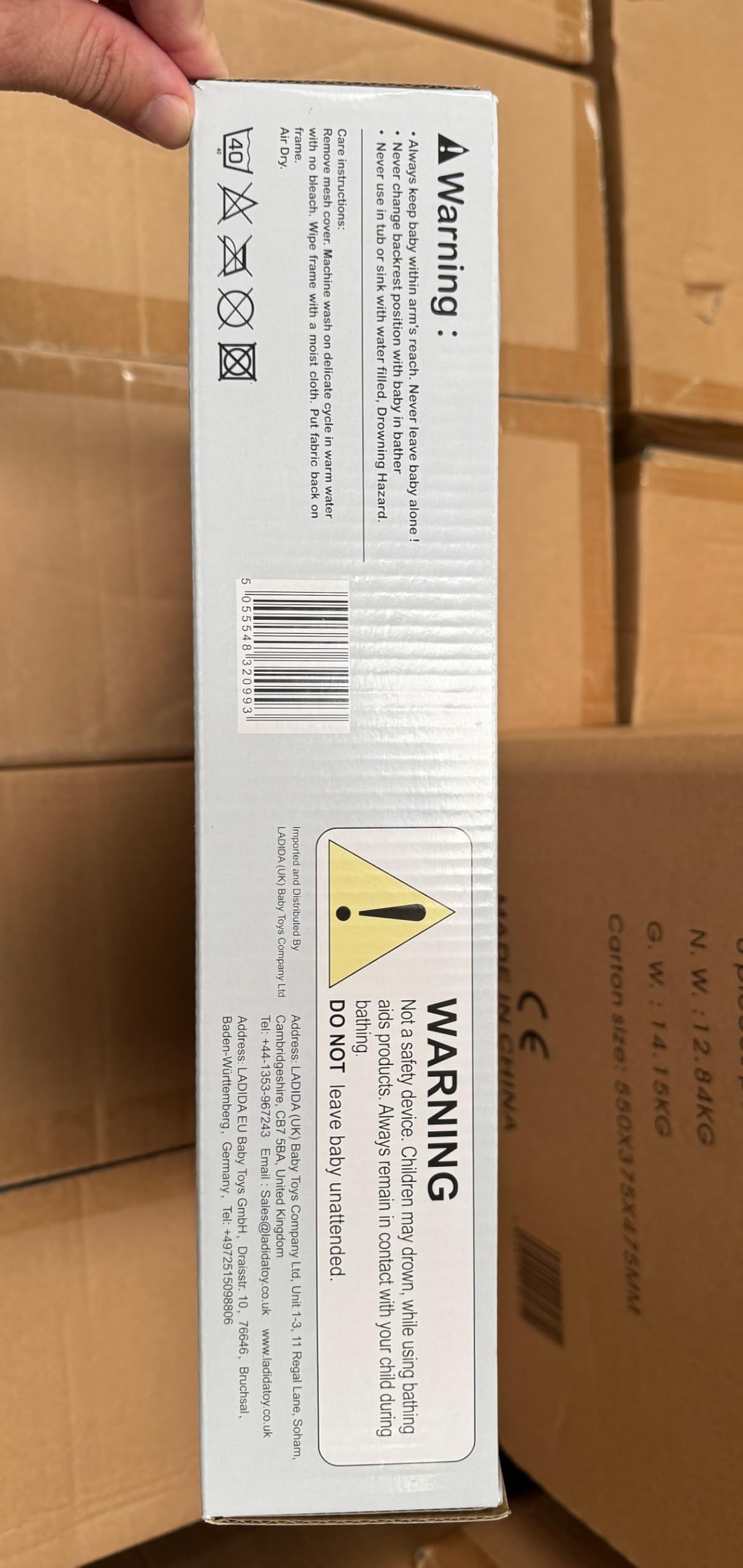 LADIDA Babybadewanne Baby Faltbares verstellbares Reise-Badewannensitz-Stütznetz Badenetz Anti-Rutsch-Badenetz-Regalsitz Sicherheits-Badesitzstütze mit Kopfstützenkissen (Grauer Babybadewanne 286)