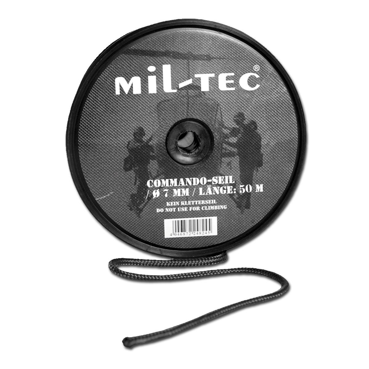 Mil-Tec h Unisex - Adult Commando Rope-15942002-007 Commando Rope, Black, One Size