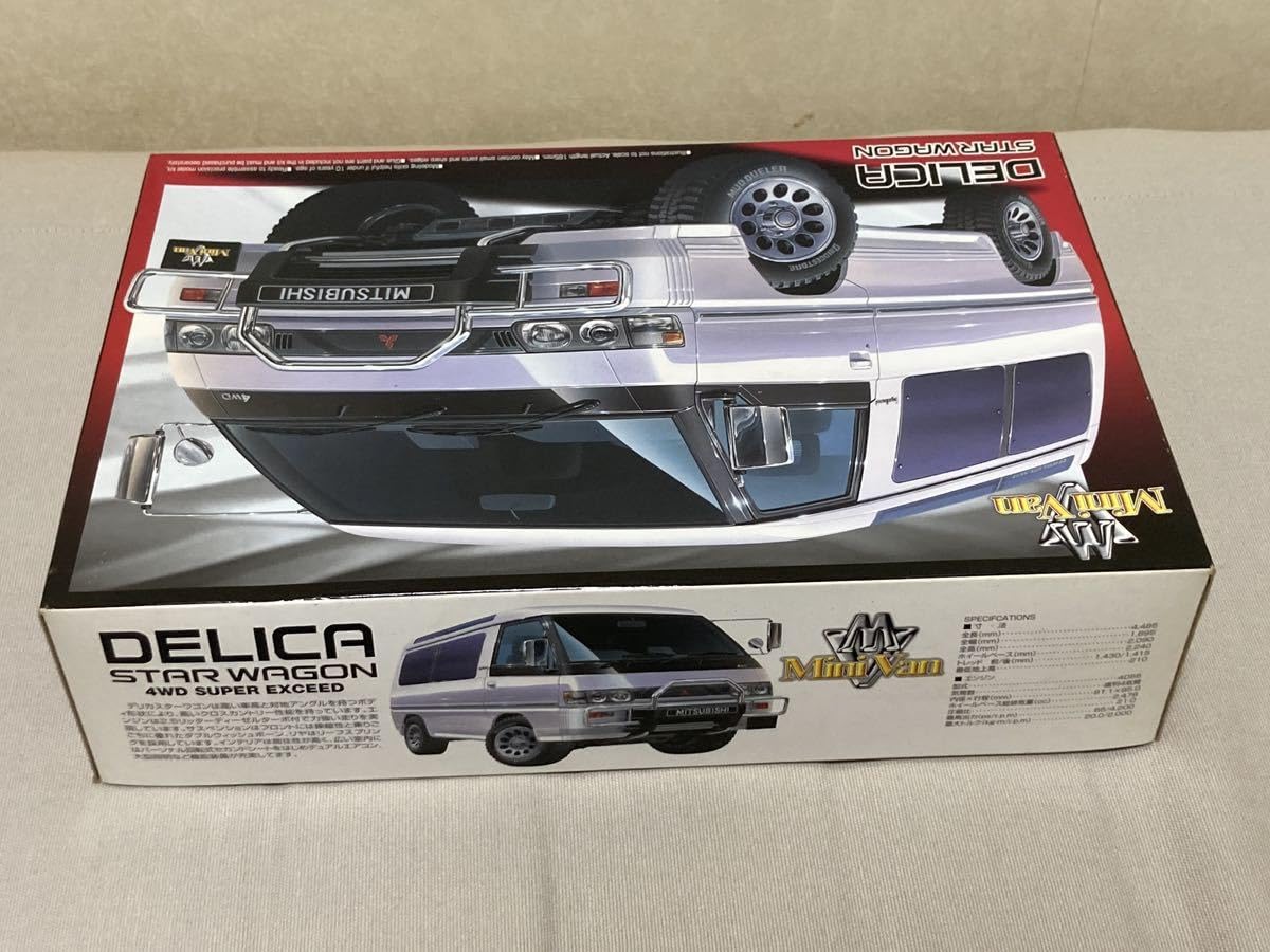 Amazon | アオシマ 1/24 三菱 デリカ スターワゴン 4WD スーパー