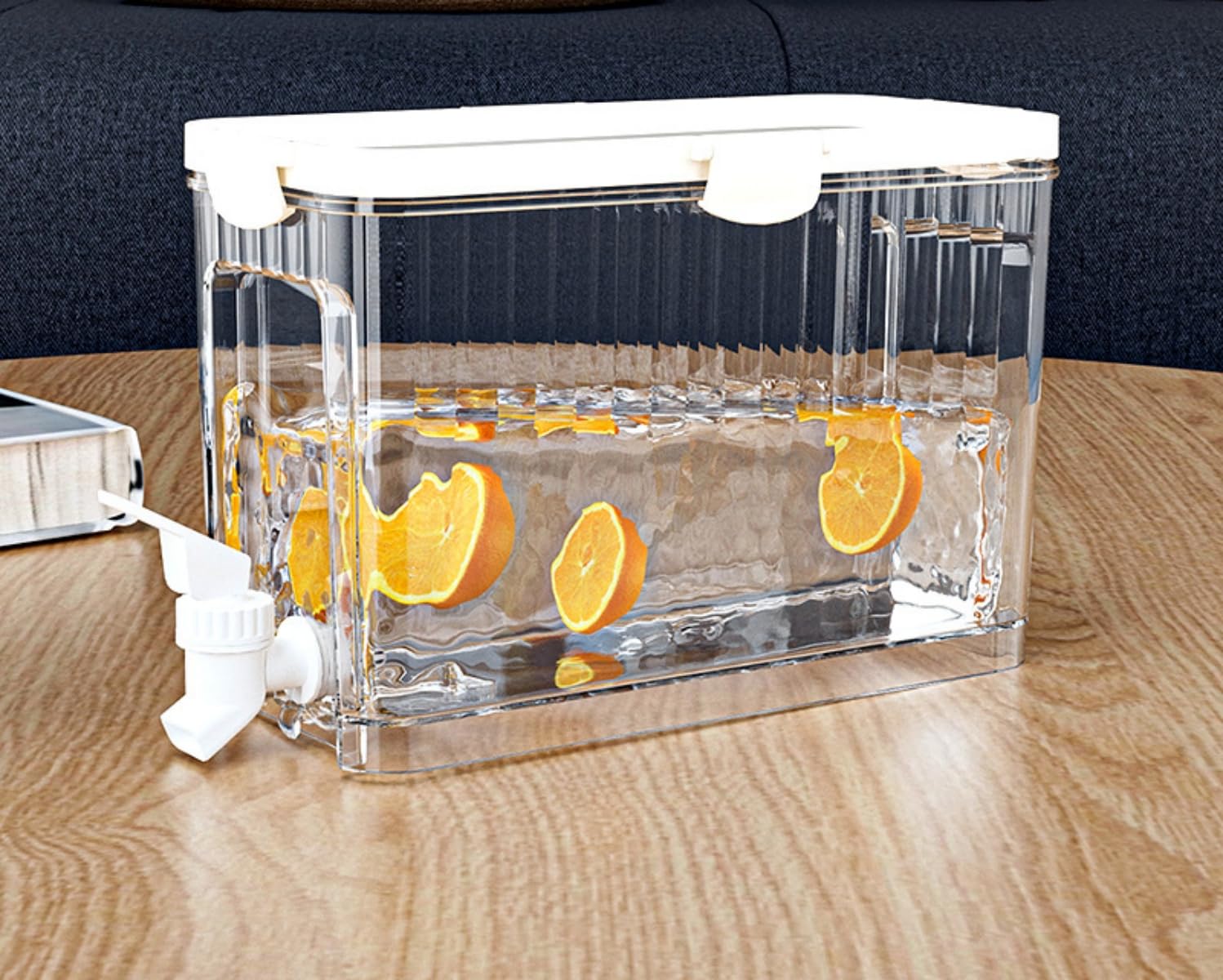 ZNZNANG Juice Bucket Water Dispenser 3.5L,Refrigerator Beverage Cold Water Bucket,Iced Beverage Dispensers