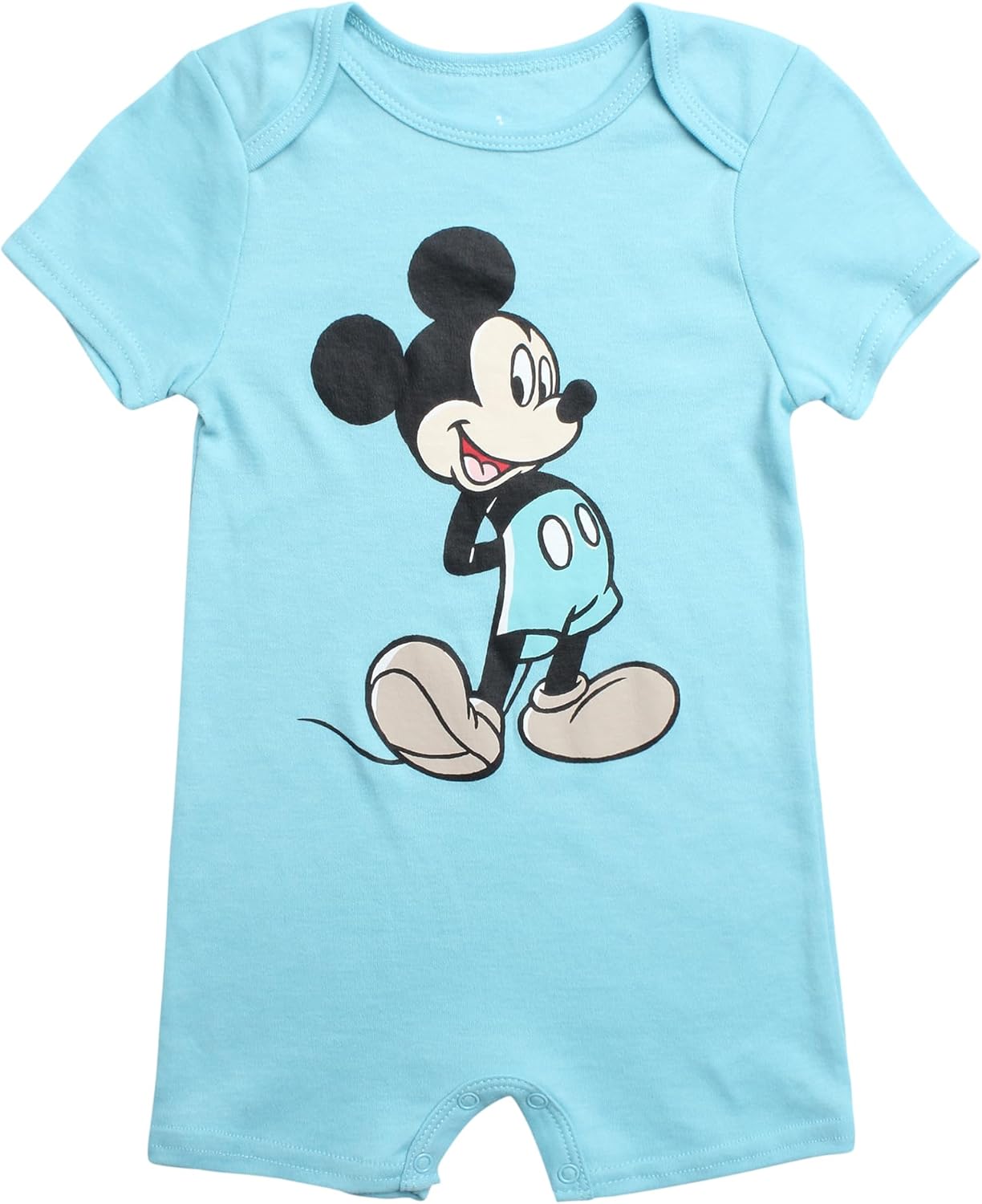 Disney Baby Boy Romper - 2 Pack Lightweight Short Sleeve Baby Romper Jumpsuit with Snap Closure Infant Newborn Boy Clothes - Image 6