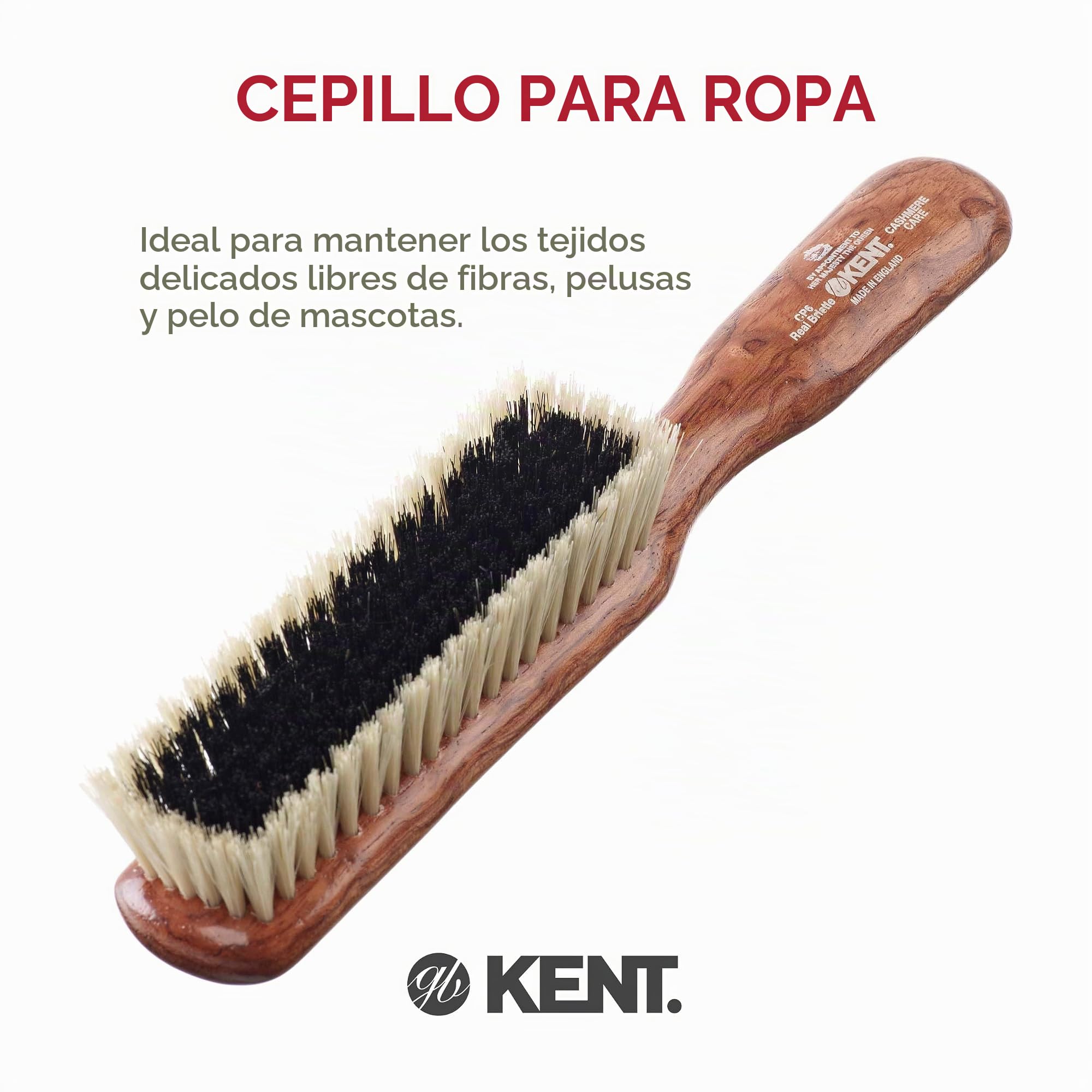 Kent Brushes Cepillo Ropa, Marrón - 70 gr.