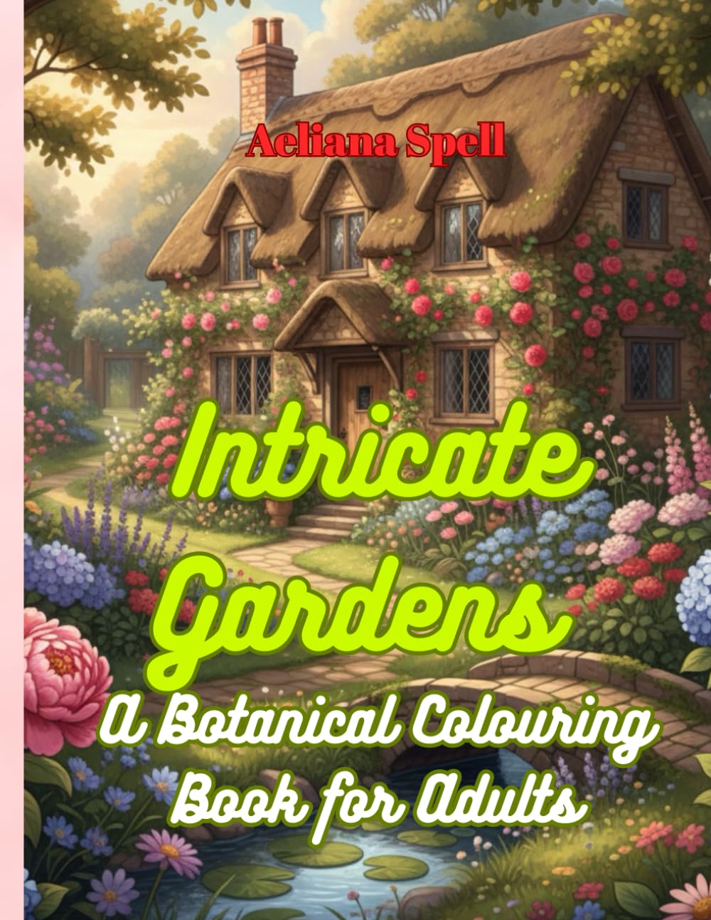 Intricate Gardens: A Botanical Colouring Book for Adults: 50 Detailed Floral Landscapes and Secret Garden Scenes