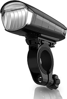 DANSI Bicycle Light LED Bicycle Light StVZO Approved Bicycle Light Front Bicycle Lamp Switchable 15-70 Lux Rear Light & Front Light Rainproof Bike Light