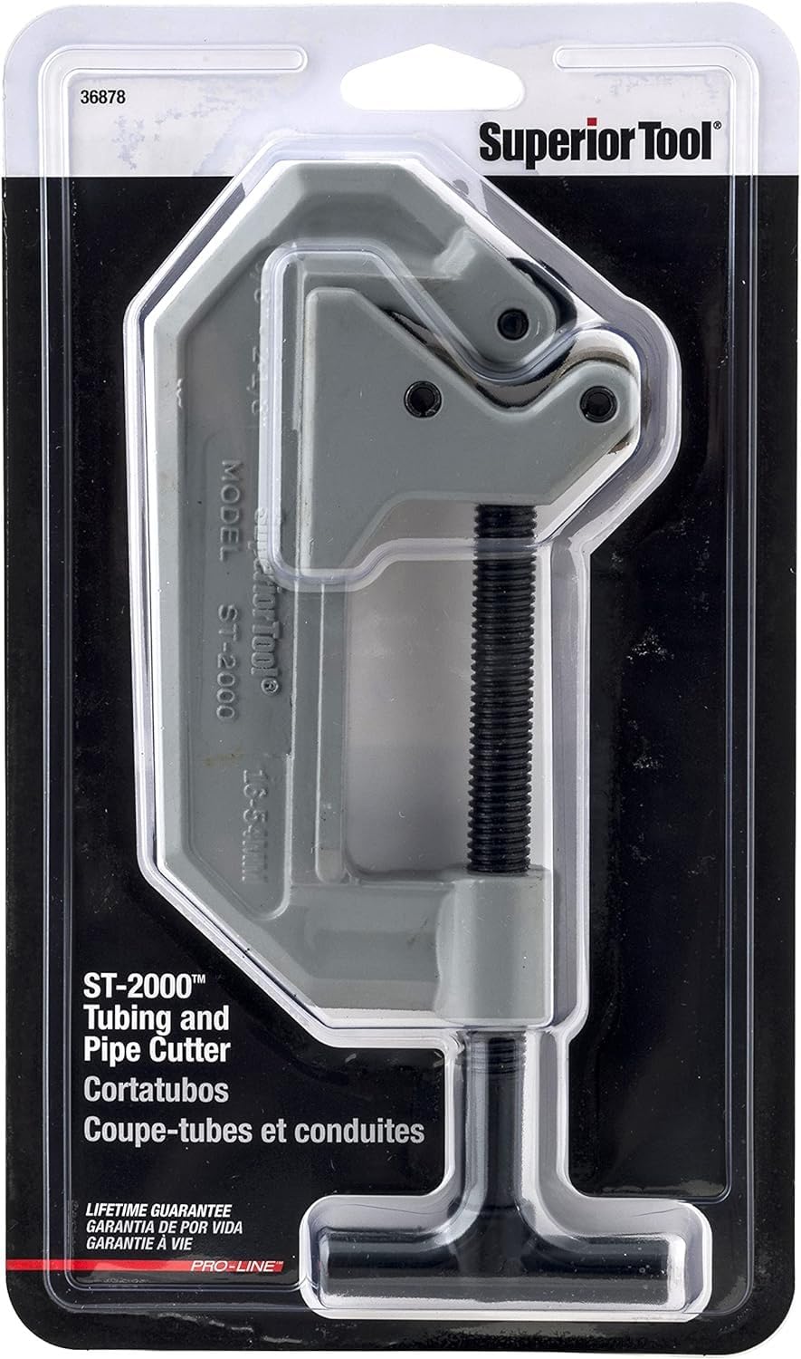 Superior Tool 36878 ST-2000 Obcinak do rur - 5/8 cala do 2-1/8 cala, szary