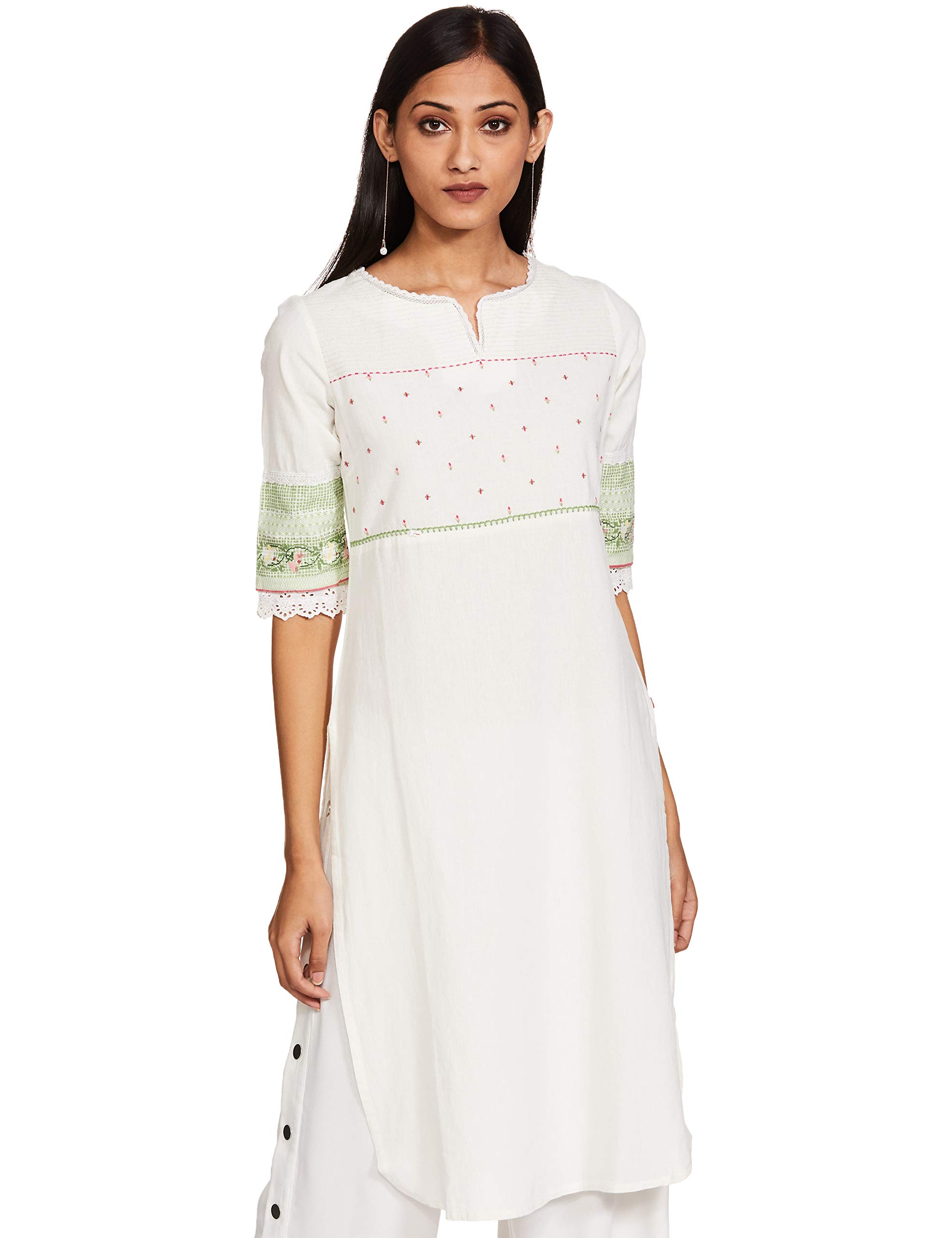 W for WomanWomen's Cotton Straight Kurta