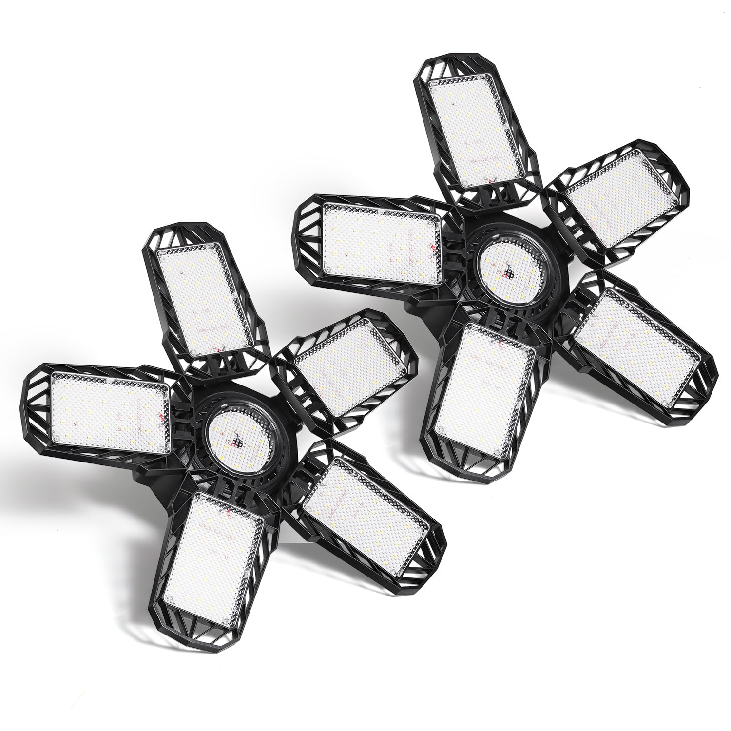 [Upgraded] DooVii 2-Pack LED Garage Light,400 Watt Equivalent 6500K,Cool Daylight White LED Area Light,E26/E27 Medium Base,for Outdoor Factory Warehouse Barn Backyard and More,Super Bright