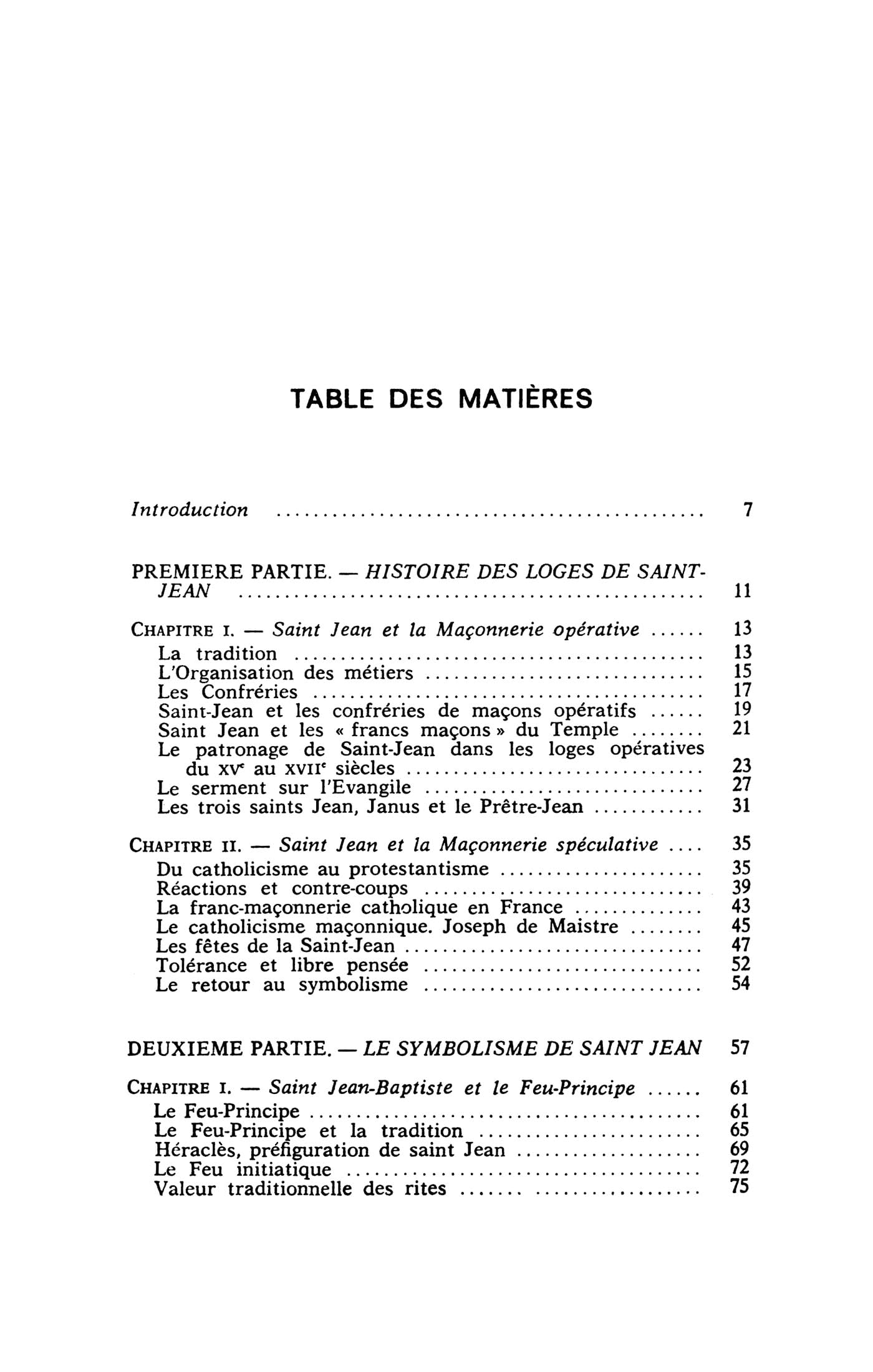Les Loges de saint Jean et la philosophie ésotérique de la connaissance