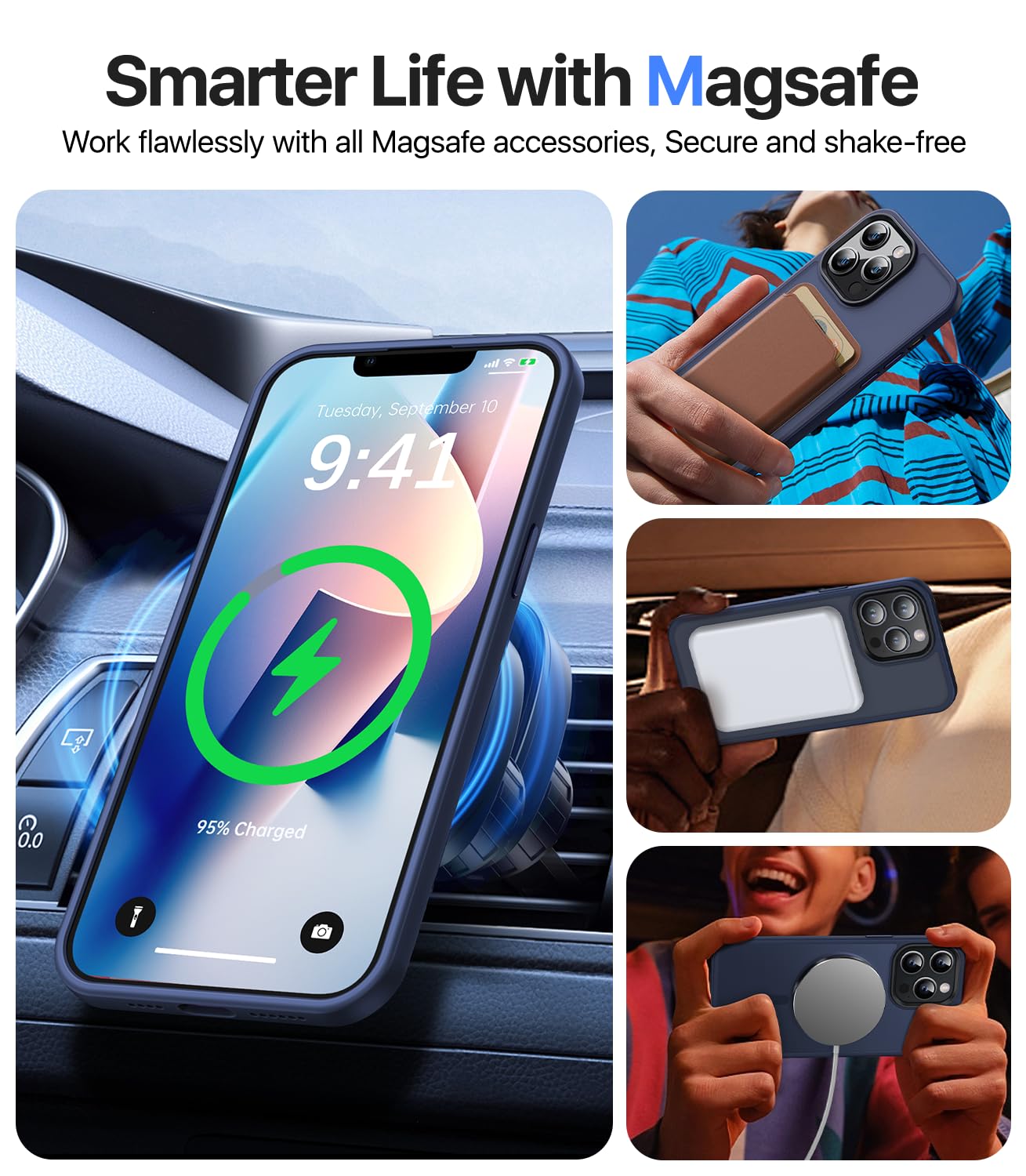 Amazon.co.jp: Maozis 強力磁気 iPhone 13 Pro Max用 ケース [Magsafe