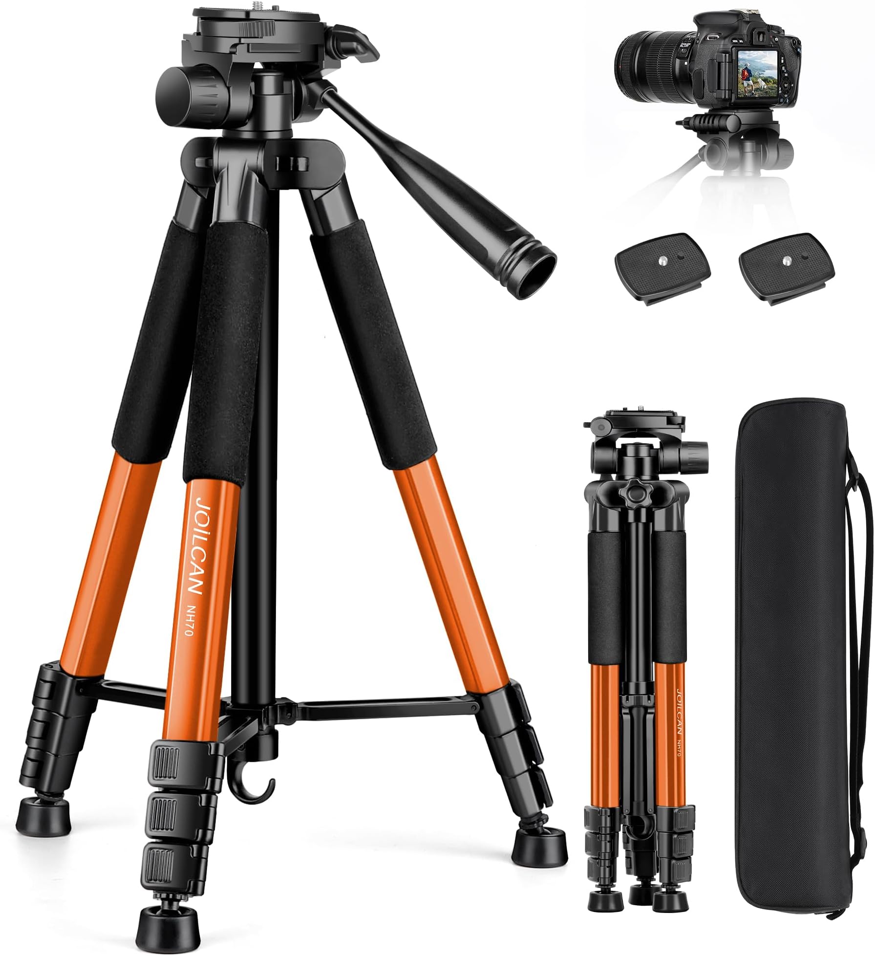 Trépied Portable Universel Avec Filetage M6 - Support Pour Projecteur, Appareil Photo, Caméra - Poids Max 3 Kg, Hauteur Réglable