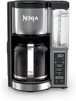 Ninja Fresh Brew™ Drip Coffee Maker | Programmable 14Cup Glass Carafe, Brew Classic & Rich, 70oz Removable Water Reservoir | Small Batch, Delay Brew, Adjustable Warming Plate | Stainless Steel | CE451