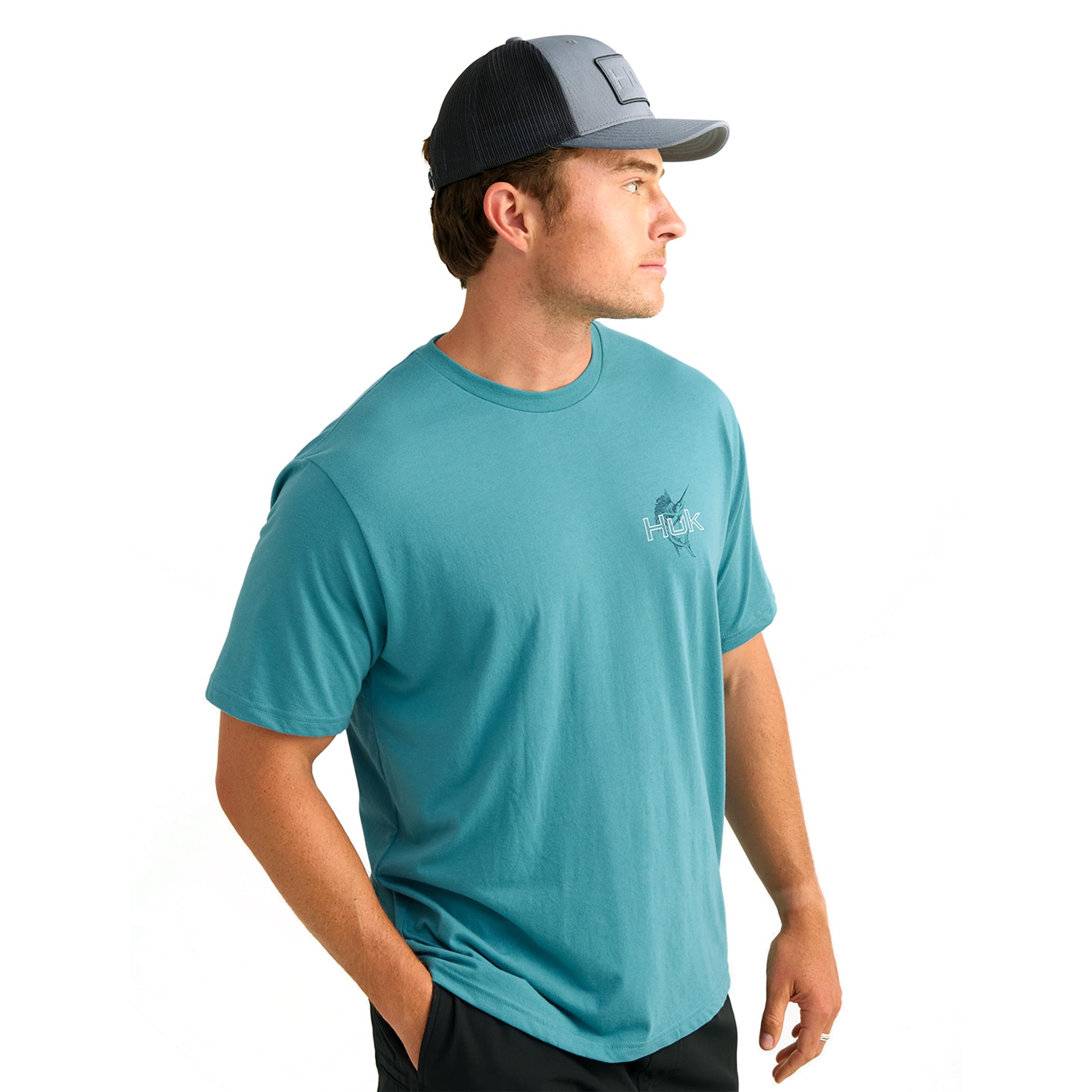 HUK Mens Performance Fishing Logo Tee, Short Sleeve T-Shirt for Men — view 79