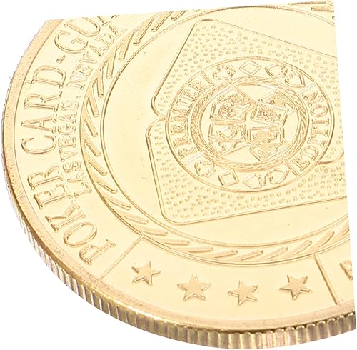 Miniatura 7 de Abaodam Medalla de chip de casino Medalla de recuerdo de póquer Protector de tarjeta de póquer Regalo de la suerte Moneda Vintage Accesorios