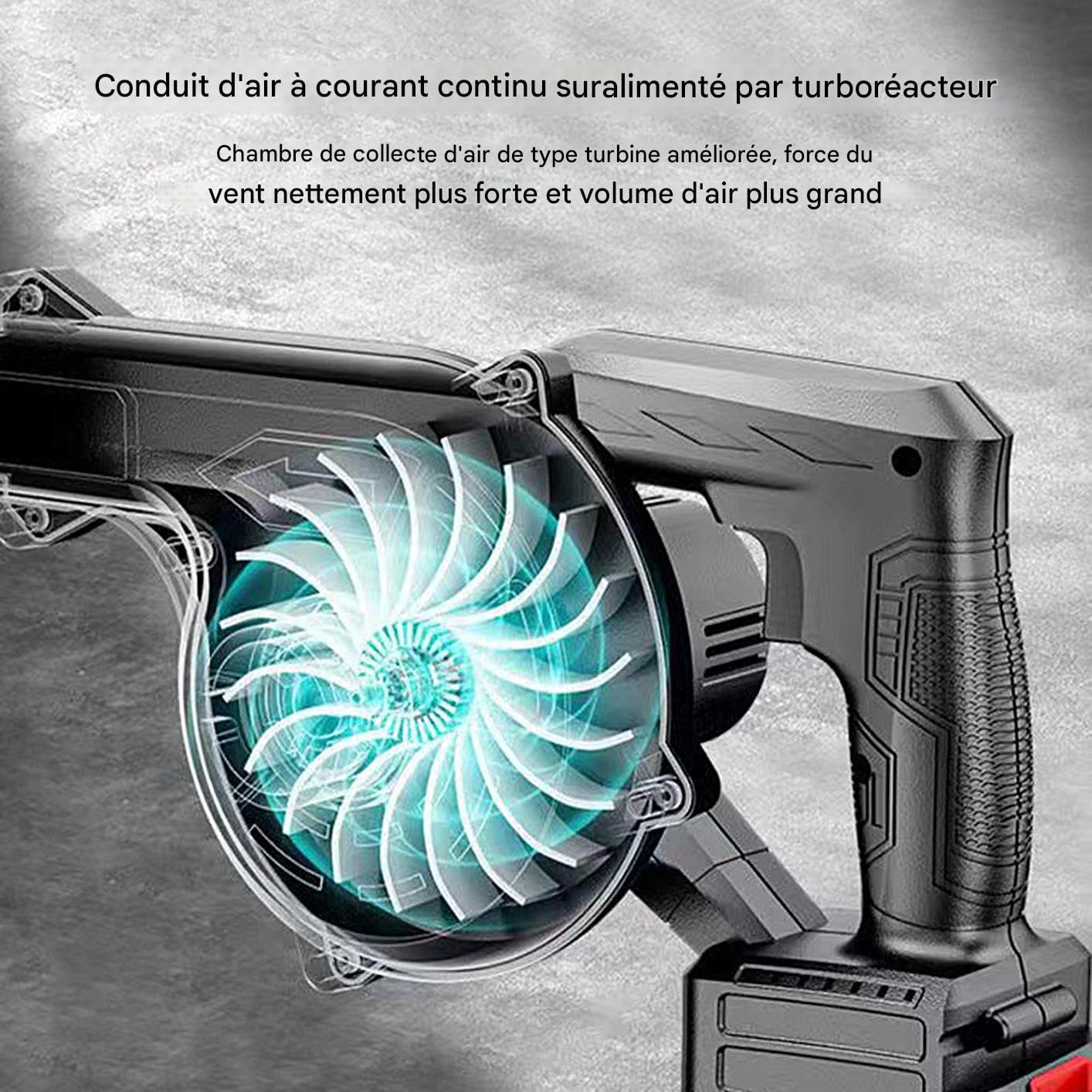 Soffiatore Di Foglie A Mano Ricaricabile Senza Fili a Batteria | Soffiatore Manuale per Polvere per Casa Auto Officina Esterno Giardino Prato Portico