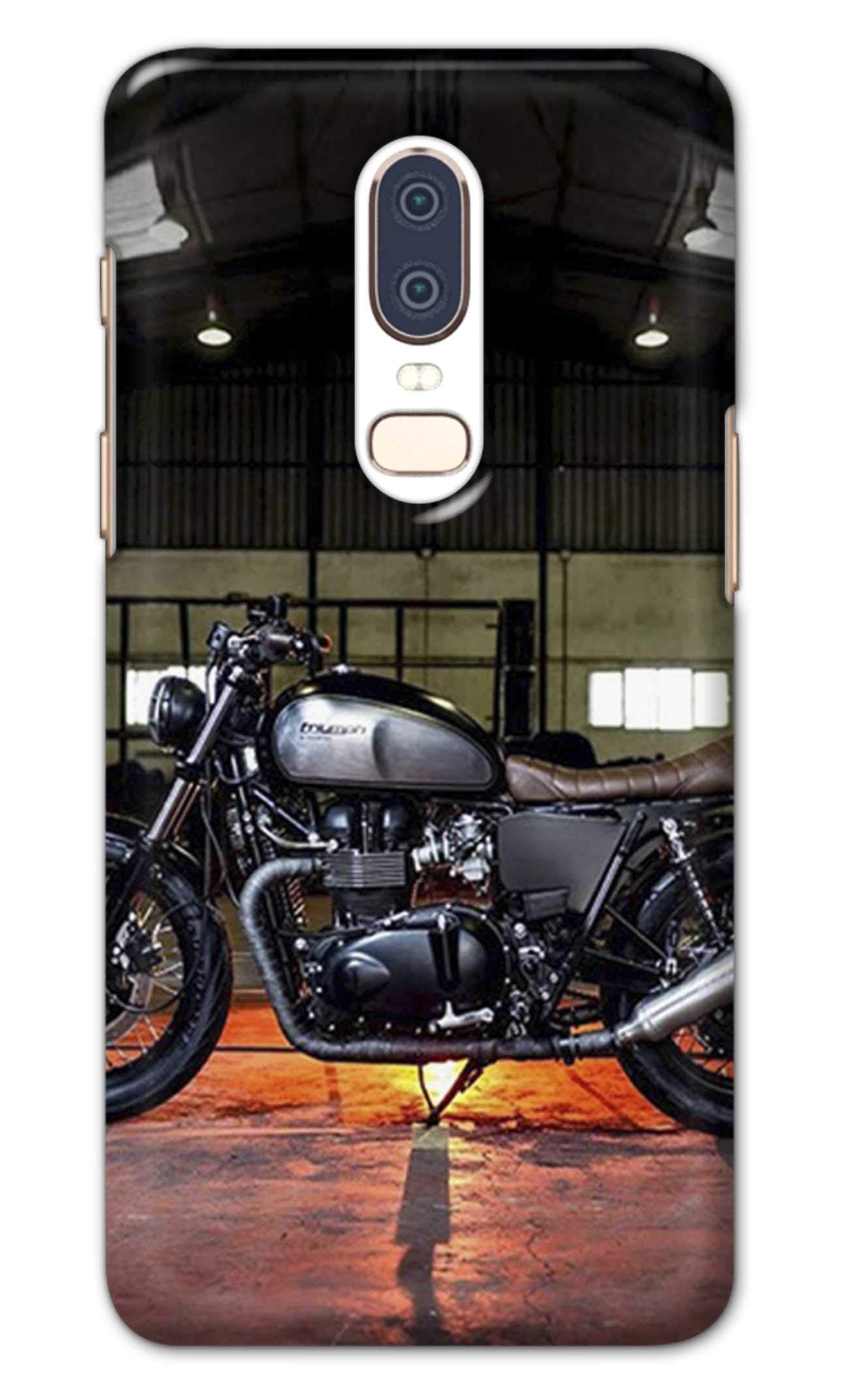 PRINTFIDAA Stylished Mens Racing Bike Printed Designer Hard Back Case Cover for OnePlus 6 -(OY) DNL2012
