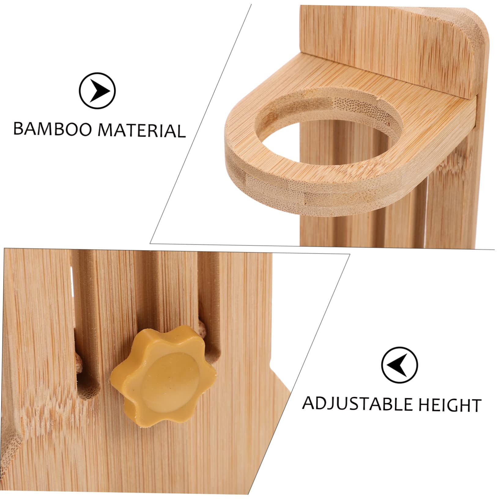 2stücke Adjustable Hamster Bottle Holder Stand Für Nagertränken Stabiler Für Kaninchen Und Chinchillas Langlebigem Material Für Kleine Haustiere