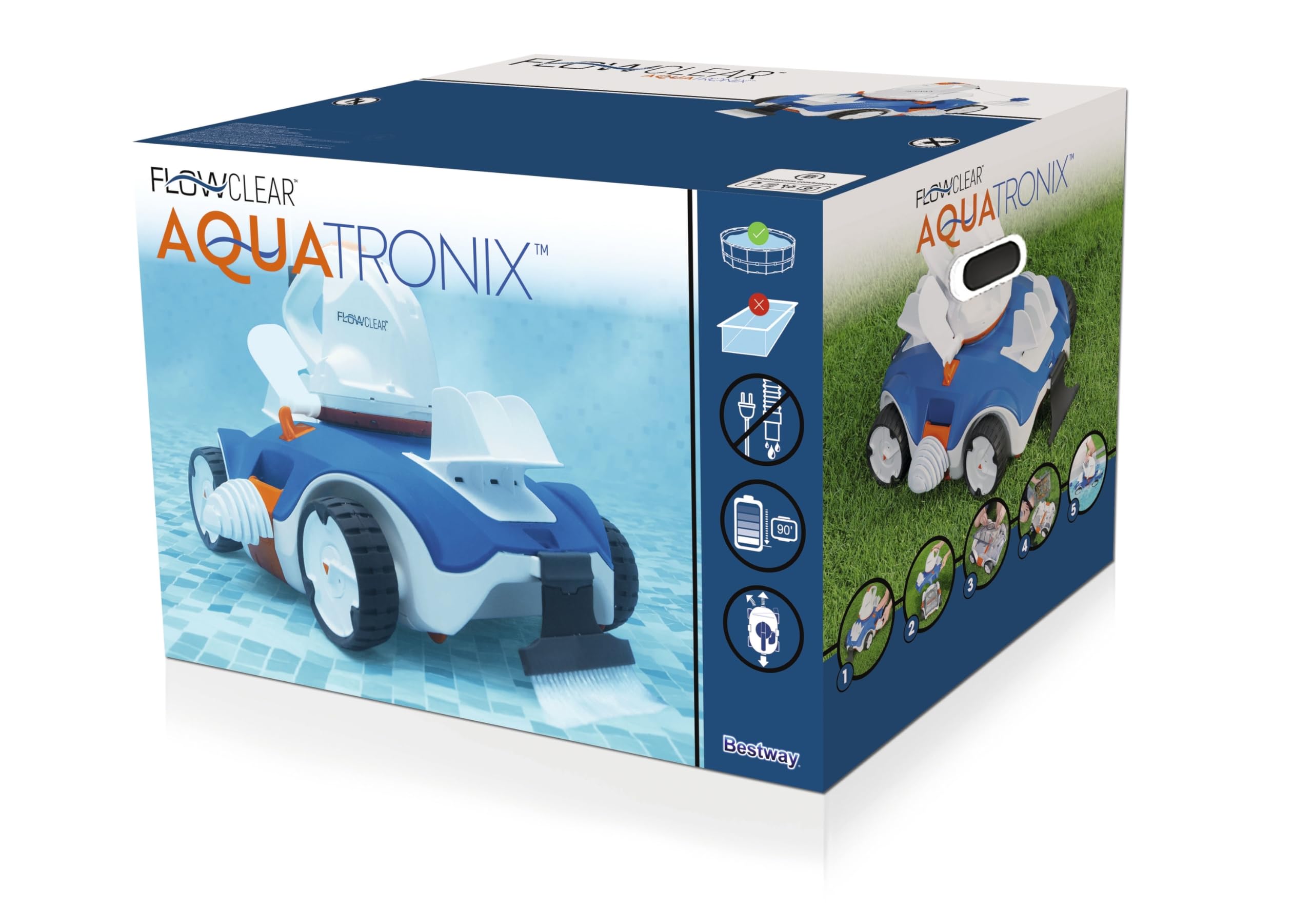 Bestway 58482 Robot per Pulizia Piscina Aquatronix™